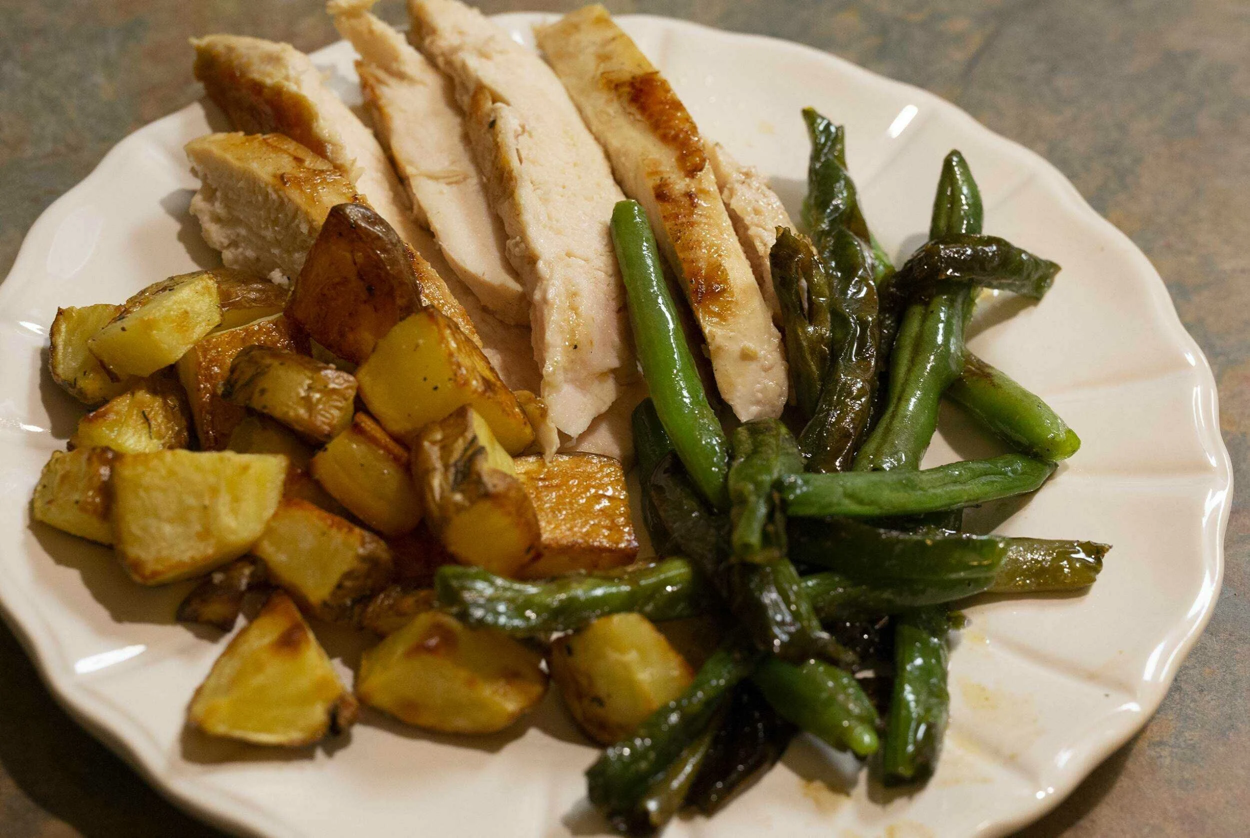 Slow Cooker Chicken Potatoes & Green Beans