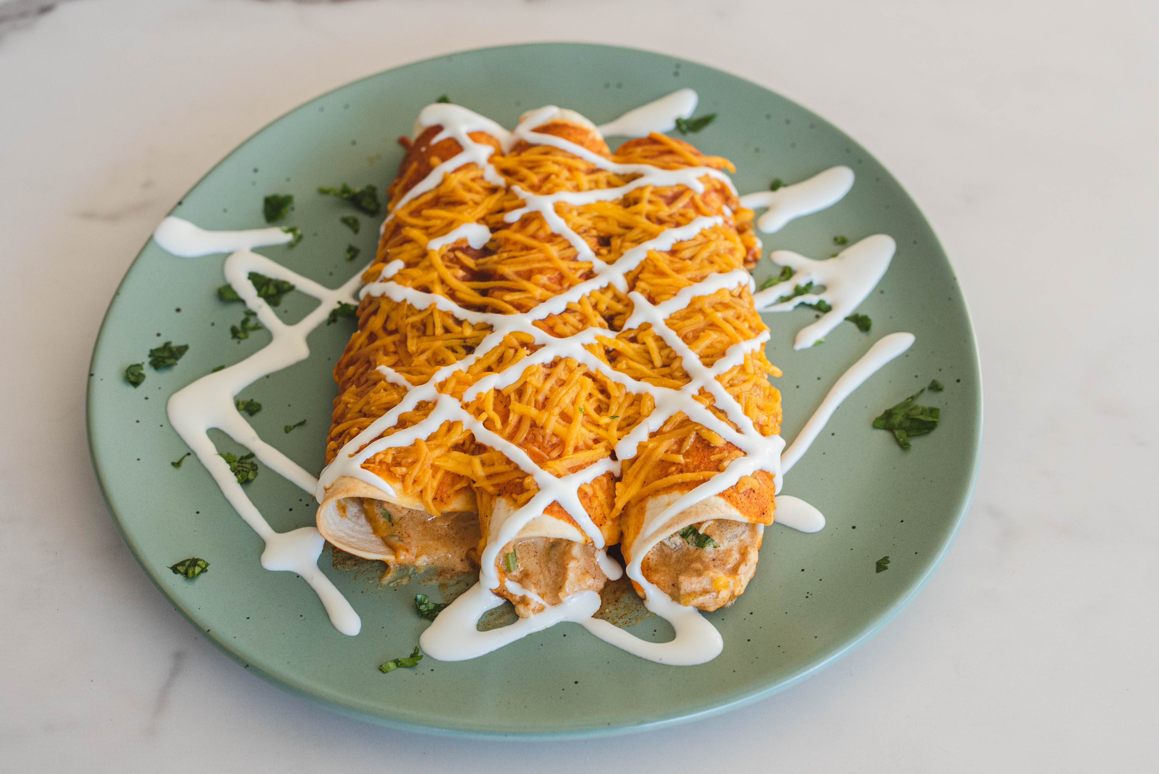 Freezer Chicken Enchiladas