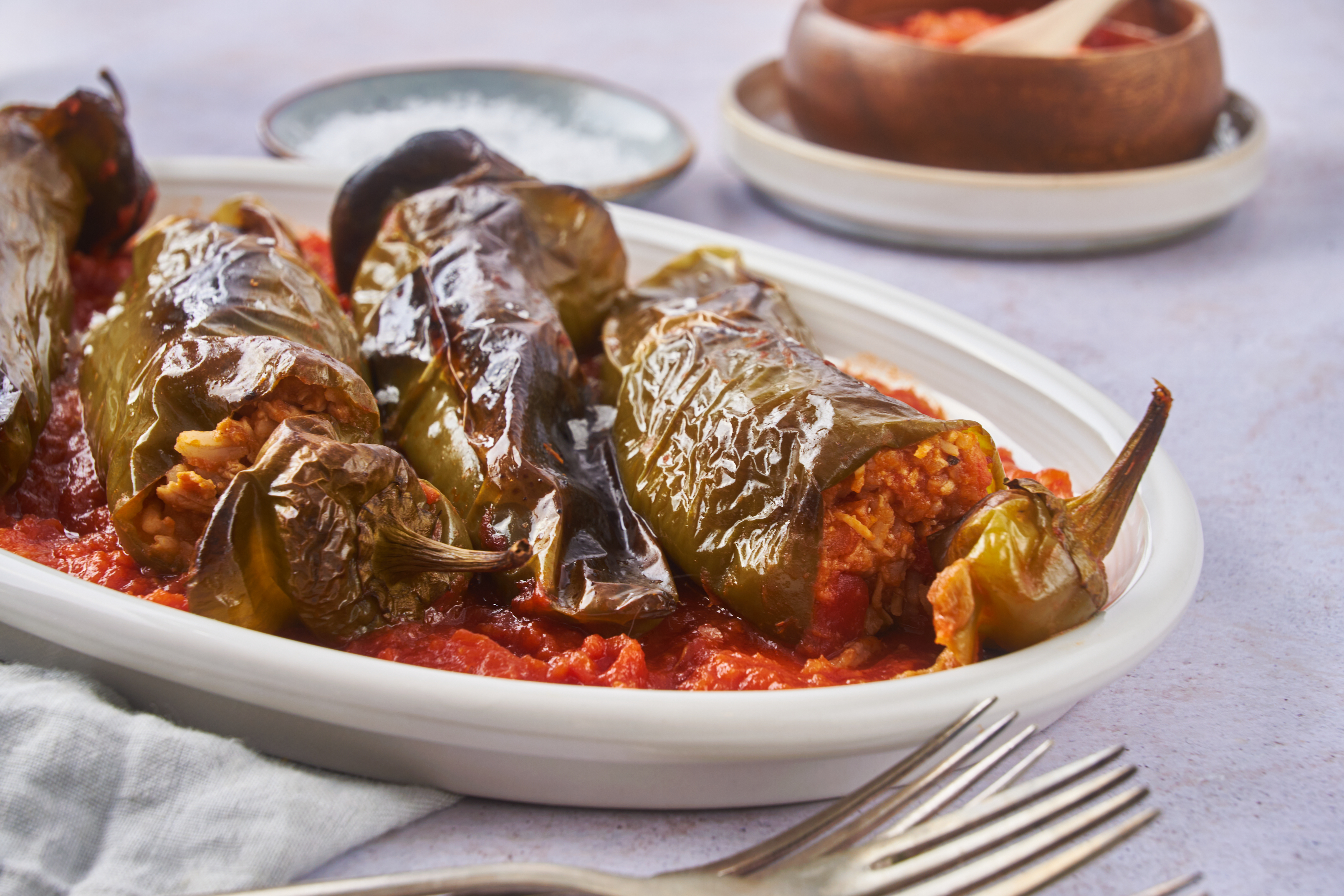 Stuffed Cubanelle Peppers