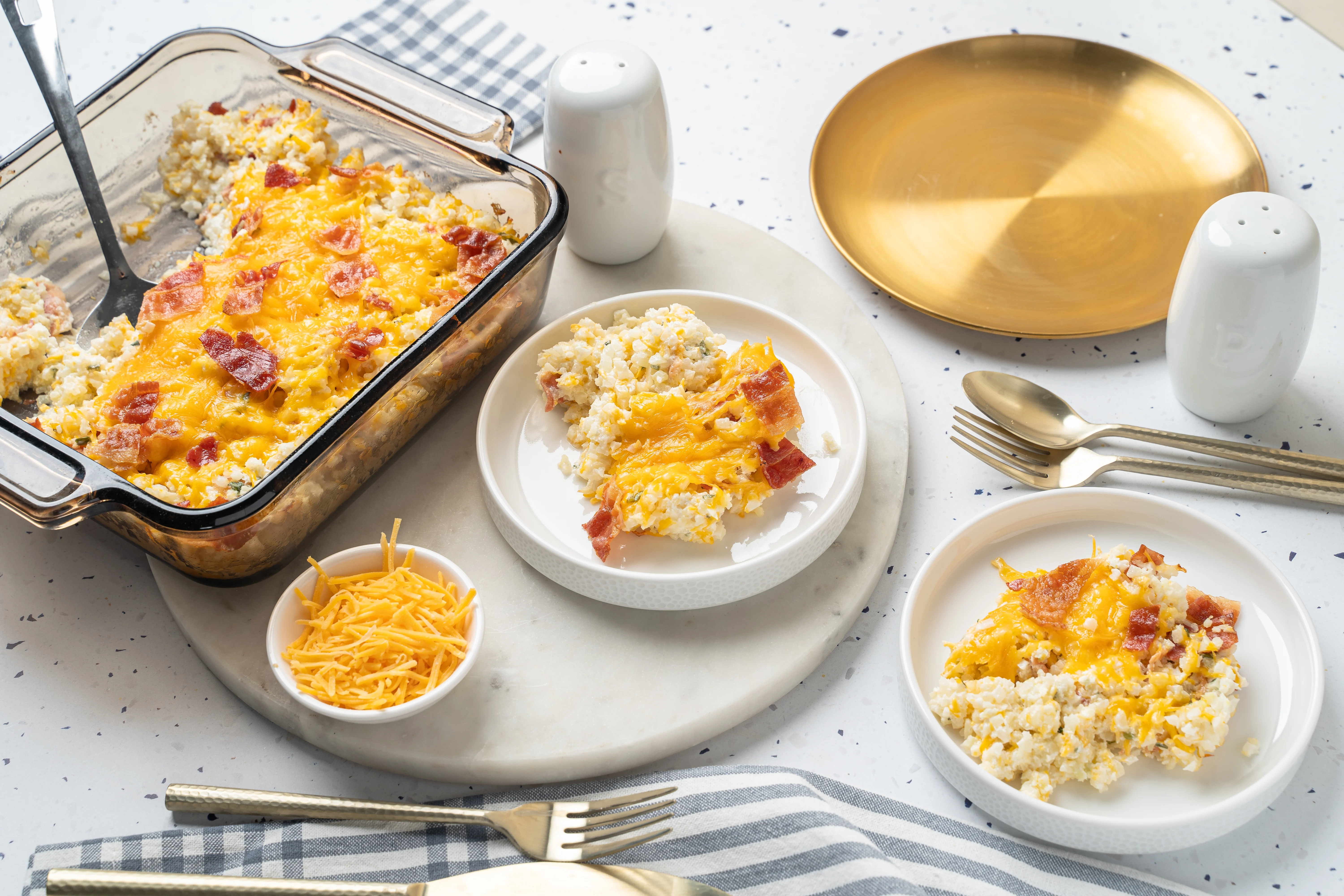 KetoFriendly Loaded Cauliflower Casserole