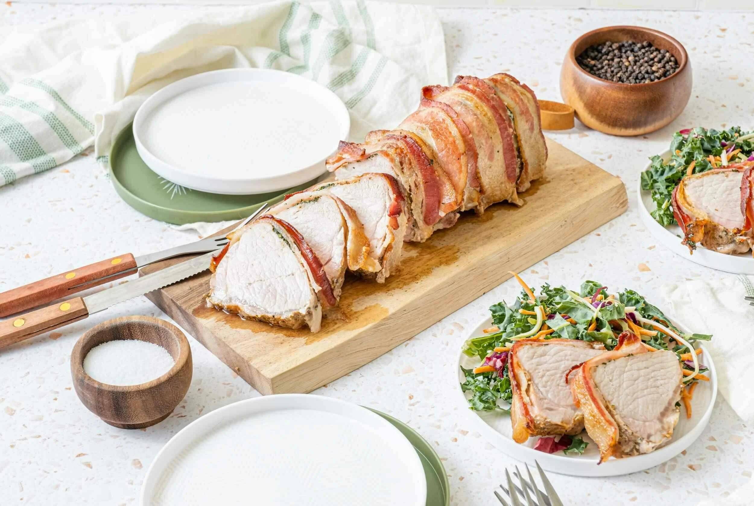 PancettaWrapped Pork Roast