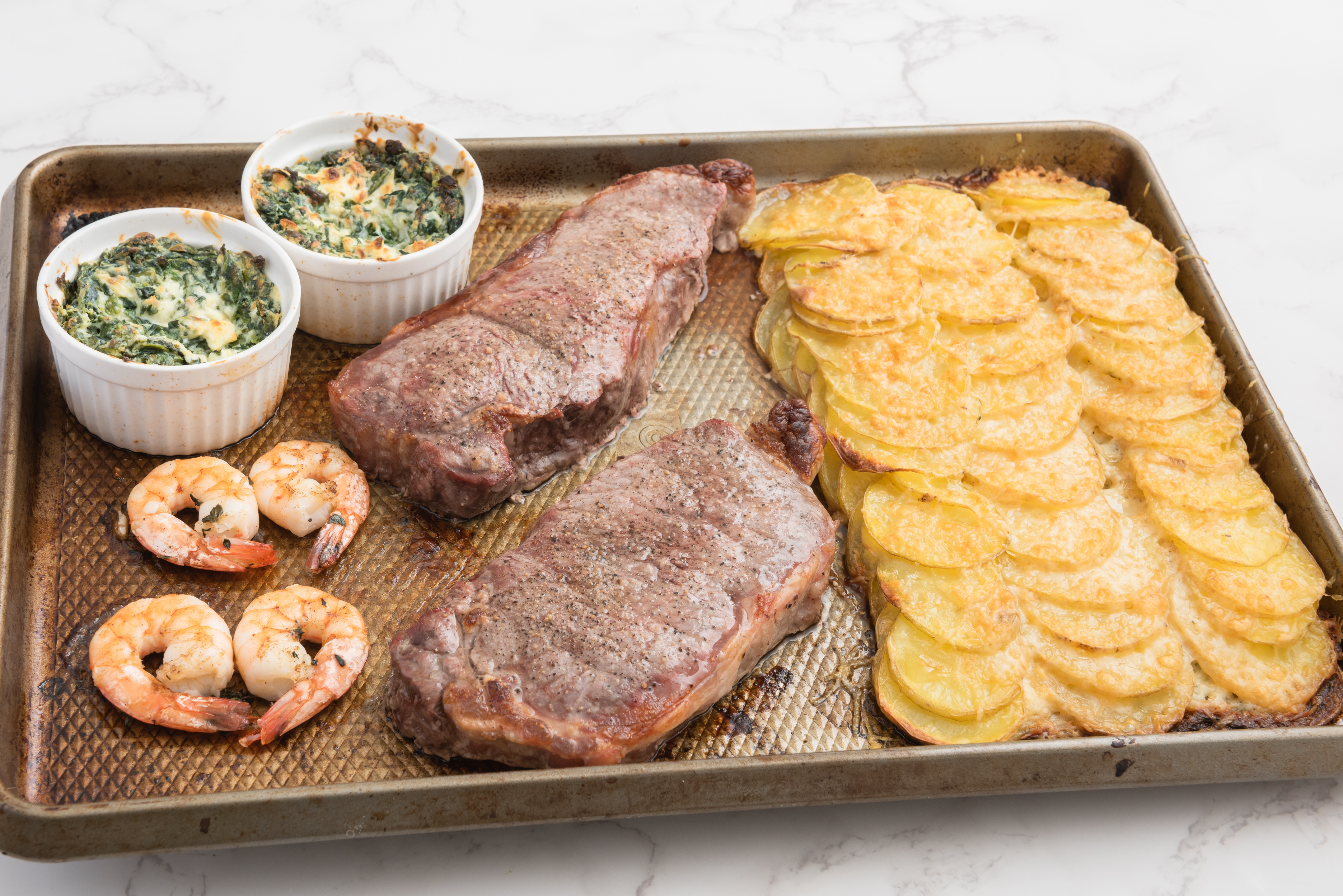 Easy Sheet Pan Steak Dinner - The Whole Cook