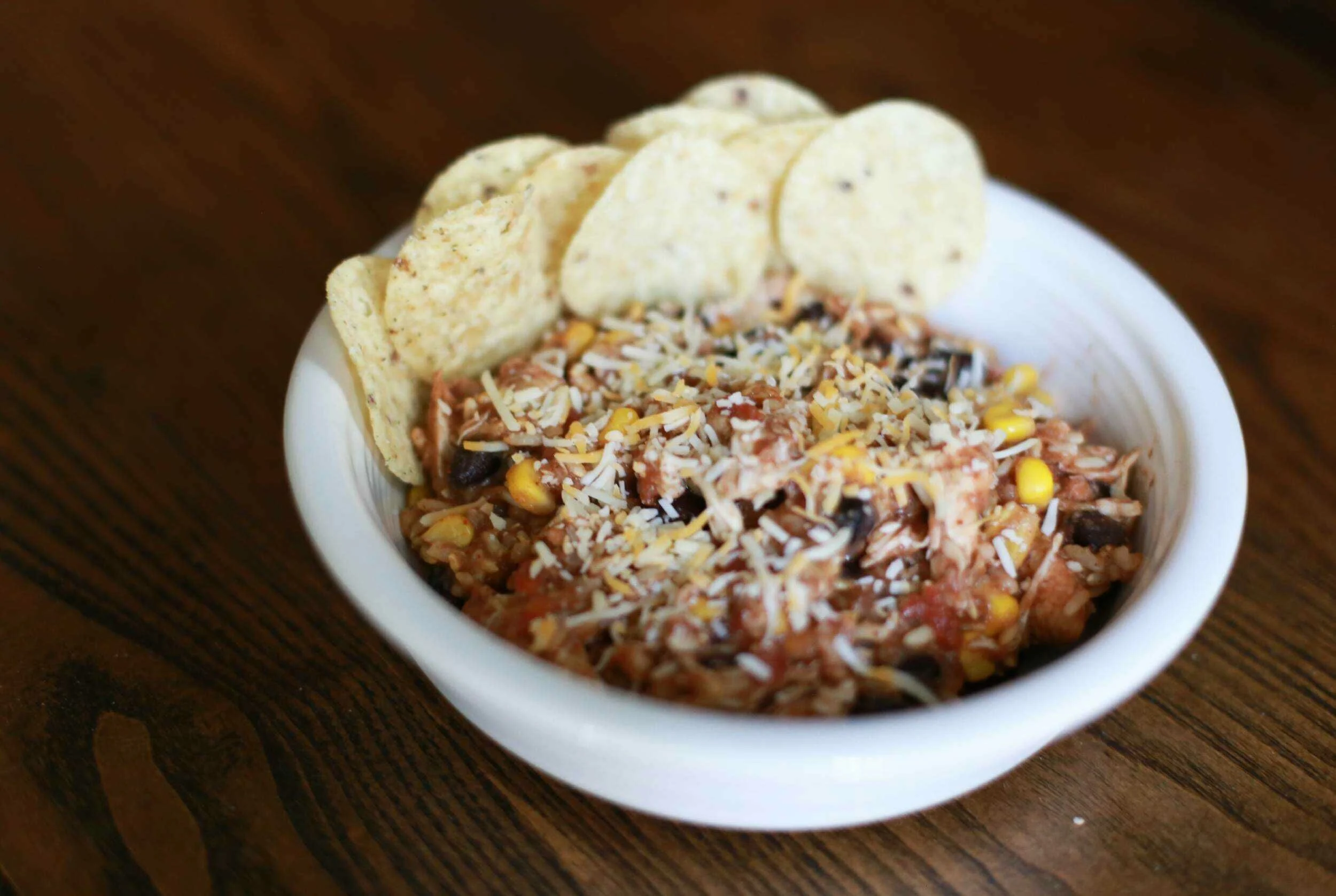 Slow Cooker Chicken and Rice Burrito Bowl