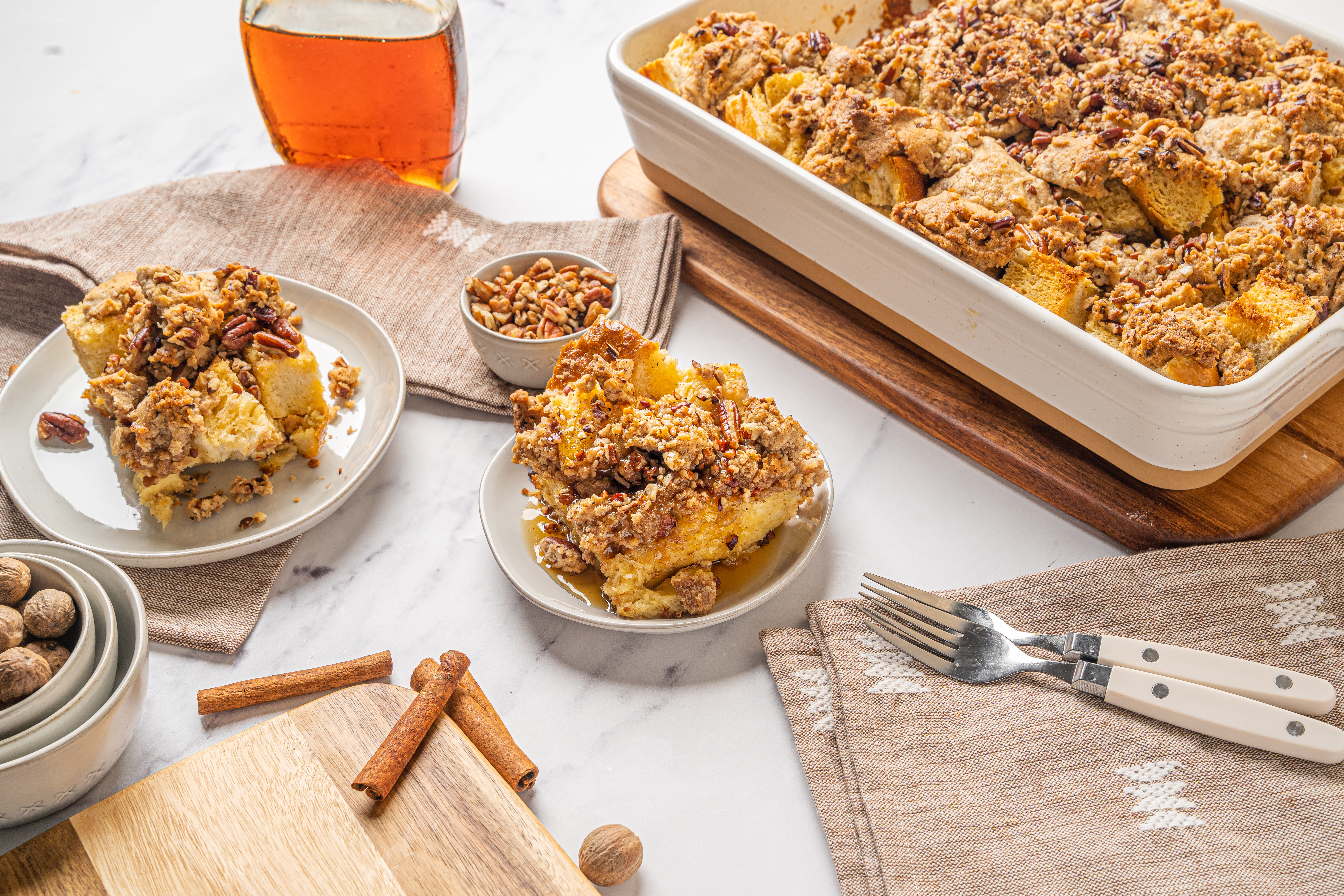 Eggnog French Toast Casserole