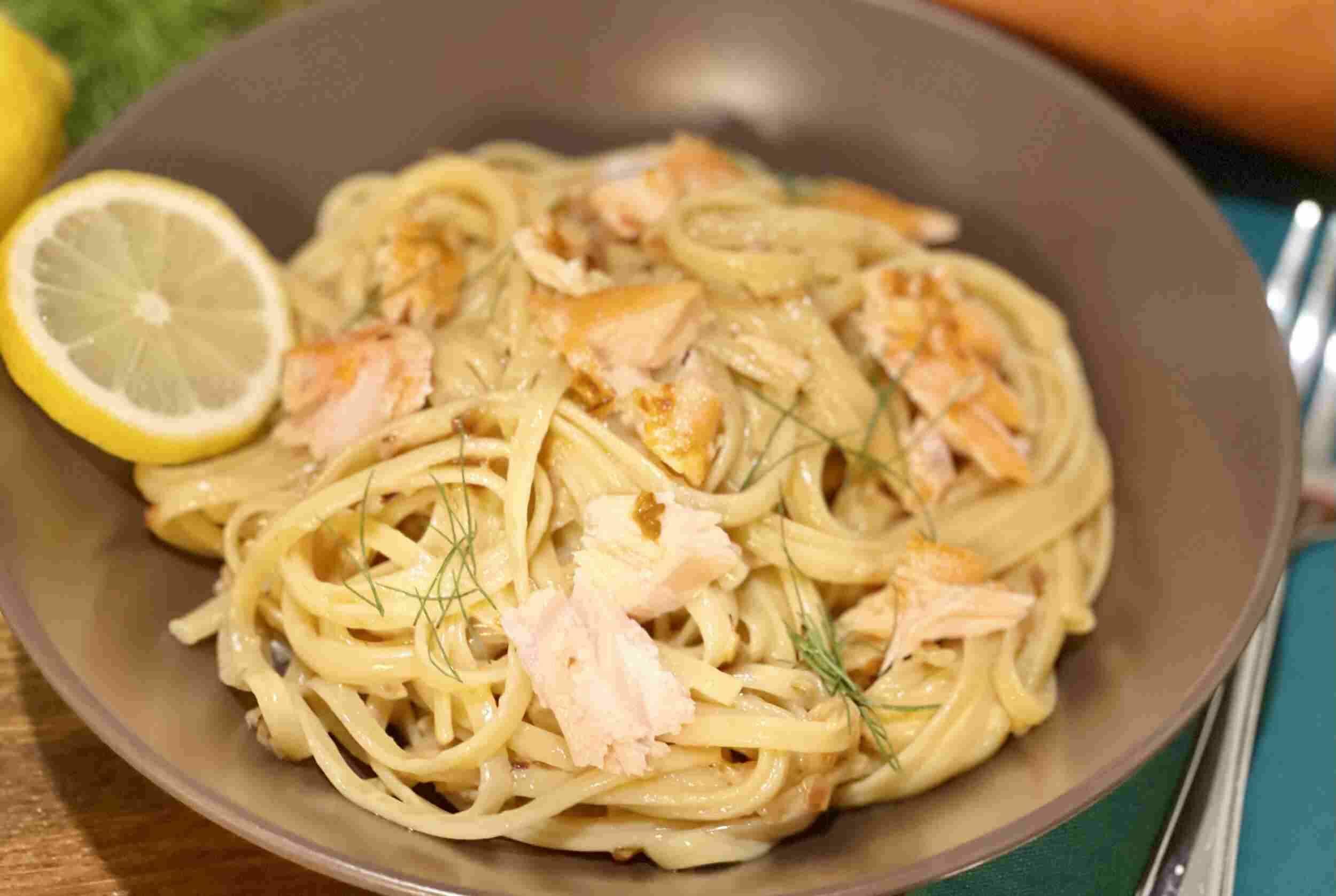 Lemon Fennel and Salmon Pasta-image