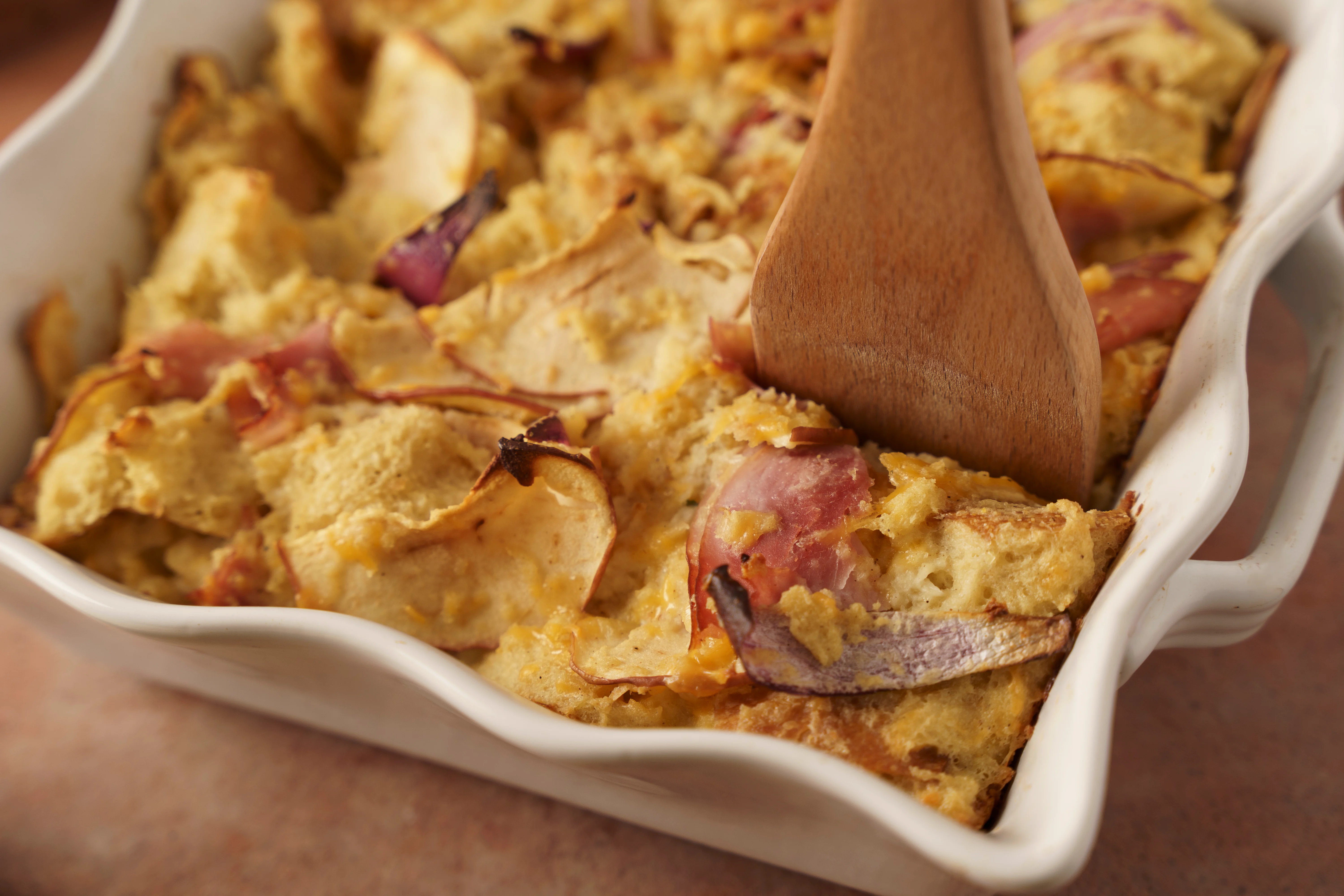 Savory Breakfast Bread Pudding
