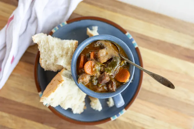 Philly Cheesesteak Soup