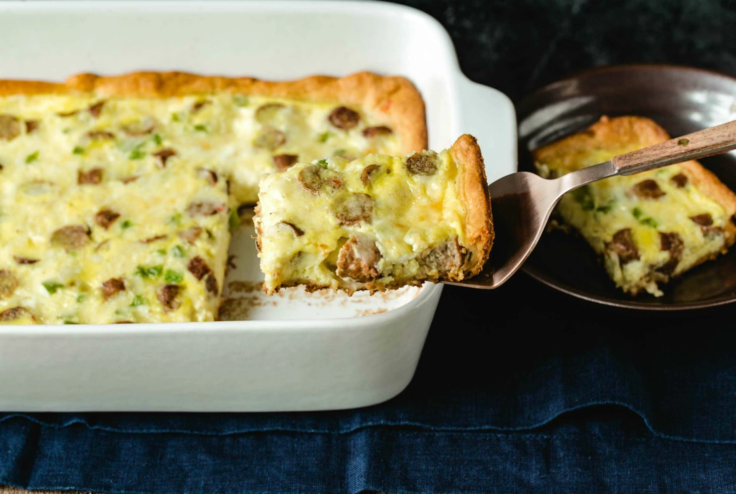 Cheesy Sausage Squares