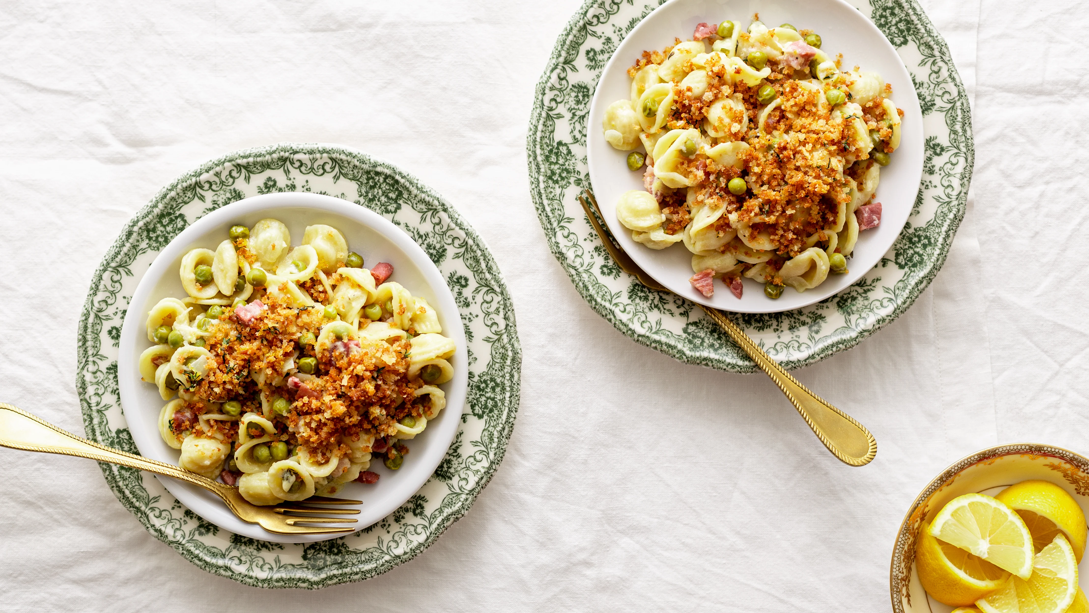 Lemon Pancetta Pasta