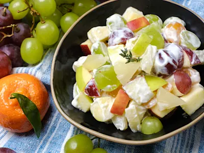 Creamy Fruit Salad-image