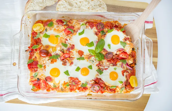 Feta and Egg Brunch Casserole