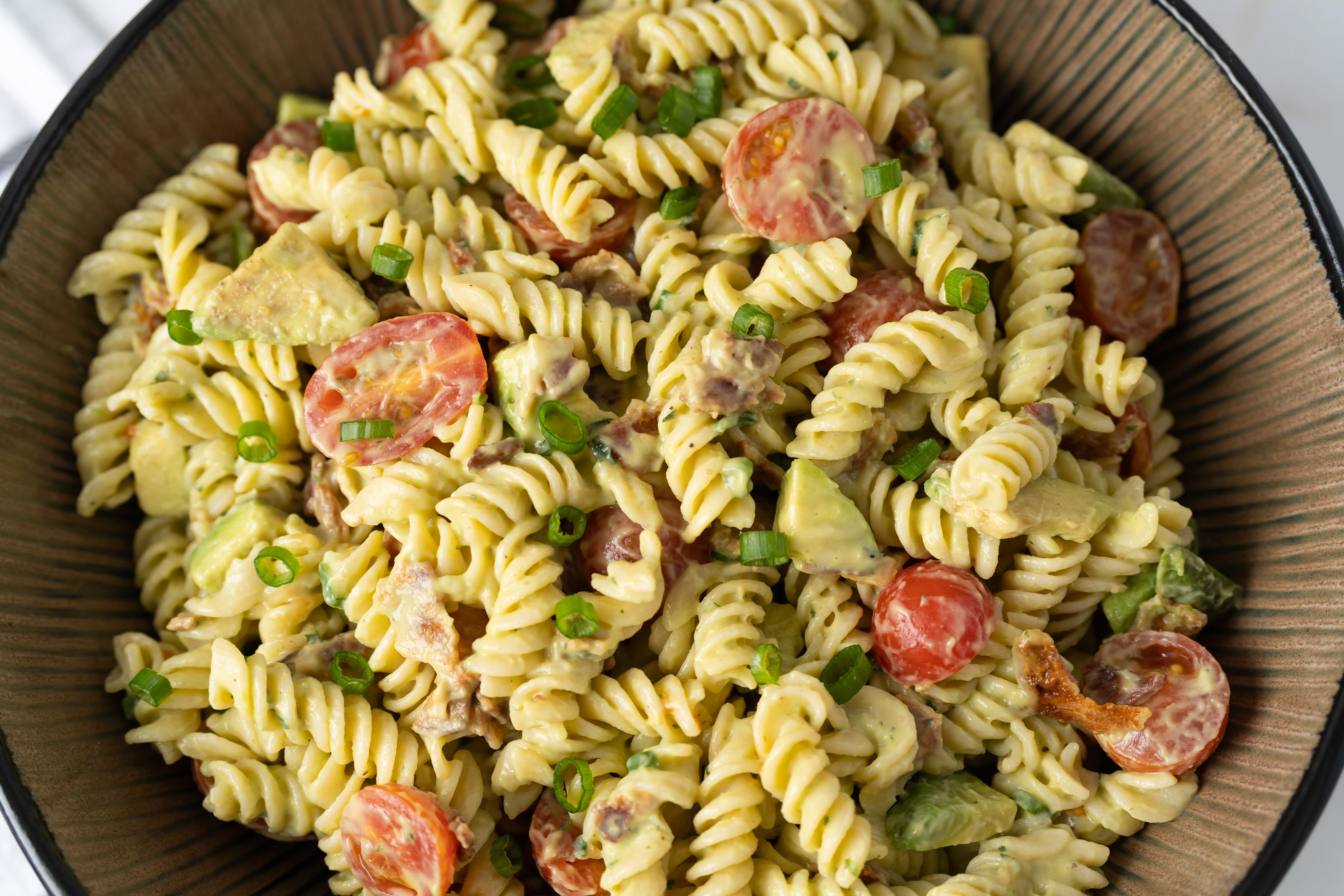 Creamy Avocado Pasta Salad