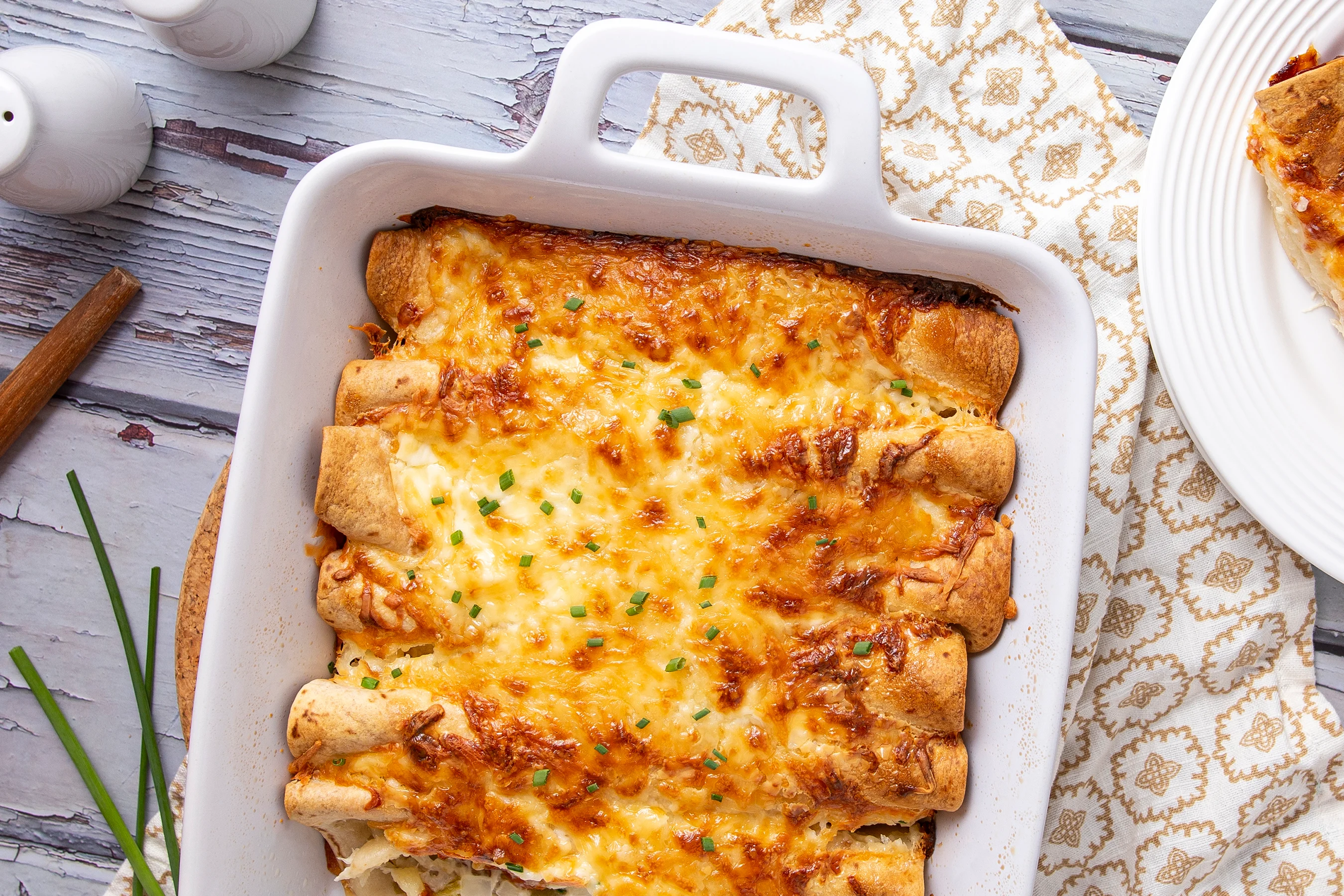 Easy Chicken Enchilada Bake