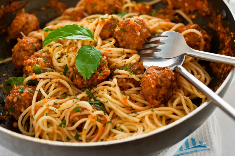 Easy Spaghetti Meatballs