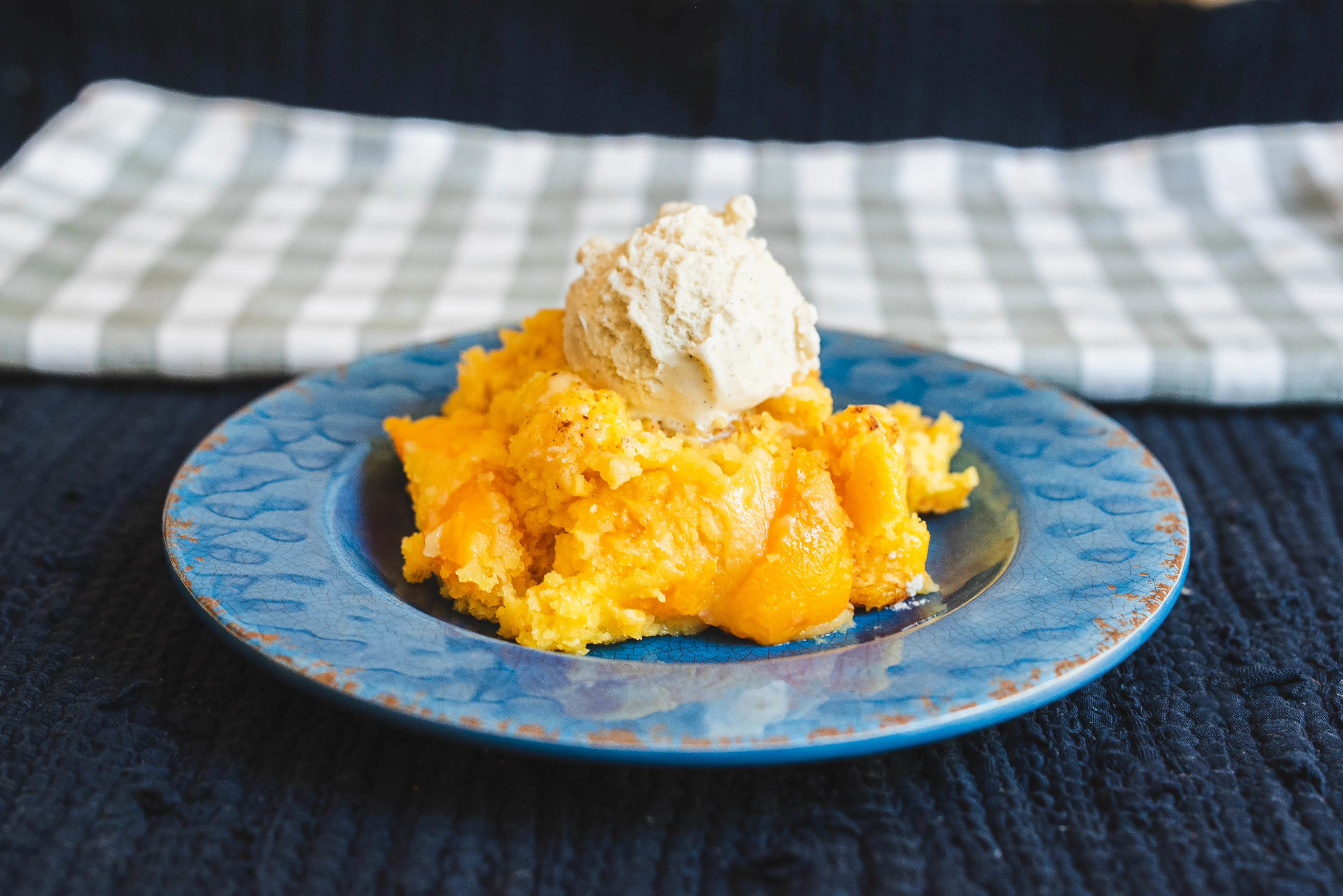 Peach Dump Cake