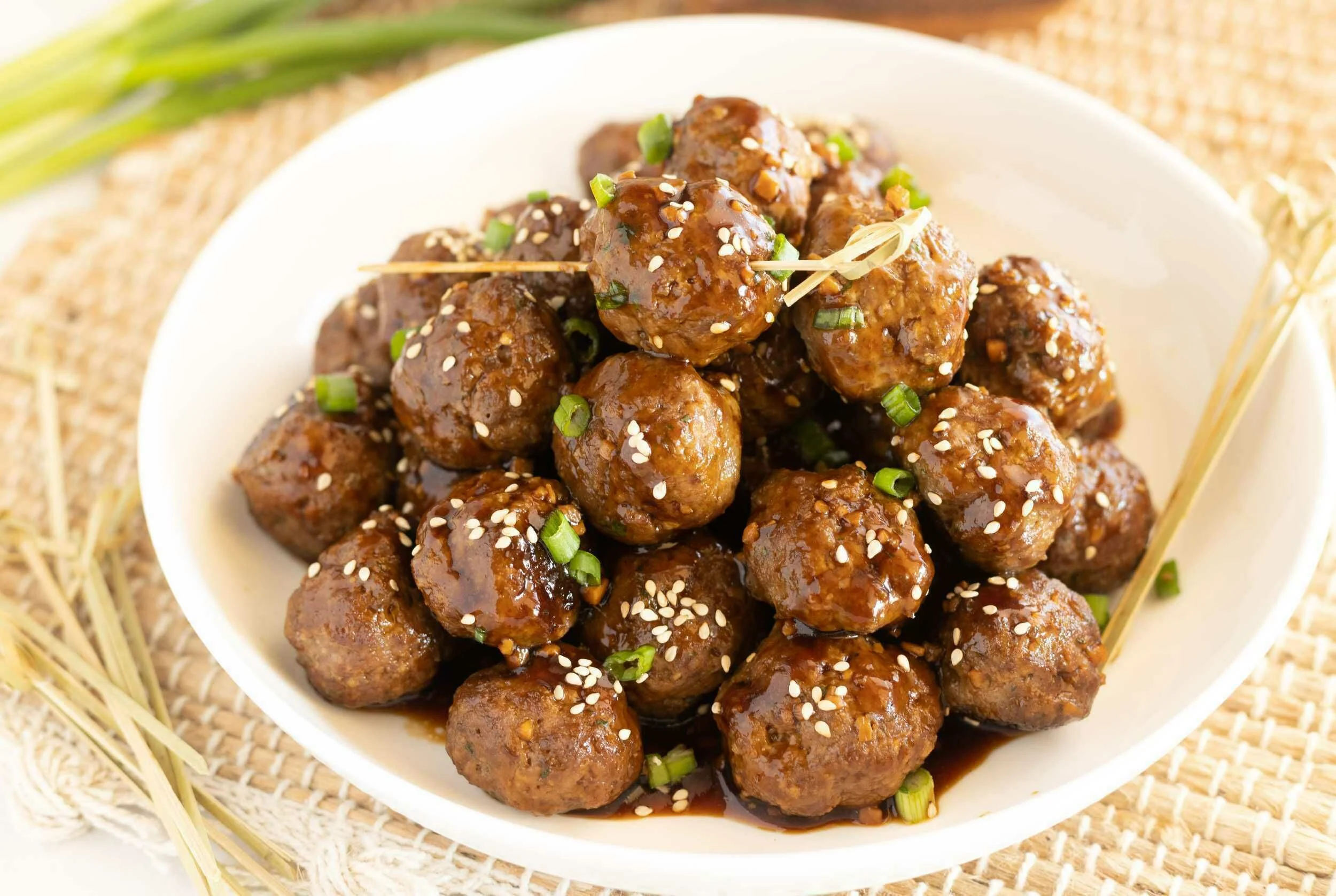 Appetizer Wonder: "Teriyaki Meatballs – the ultimate appetizer indulgence."