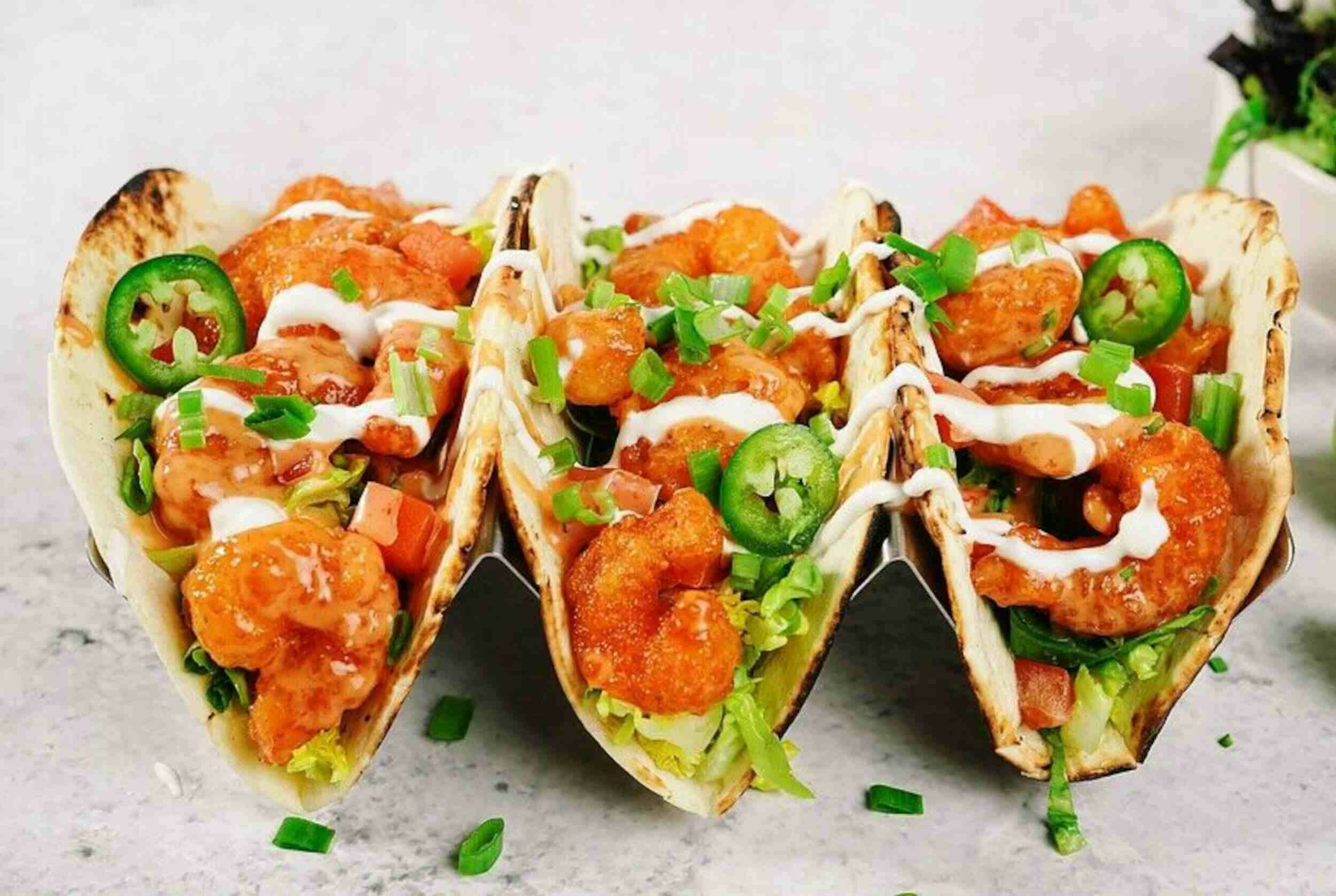 Bang-Bang Shrimp Tacos