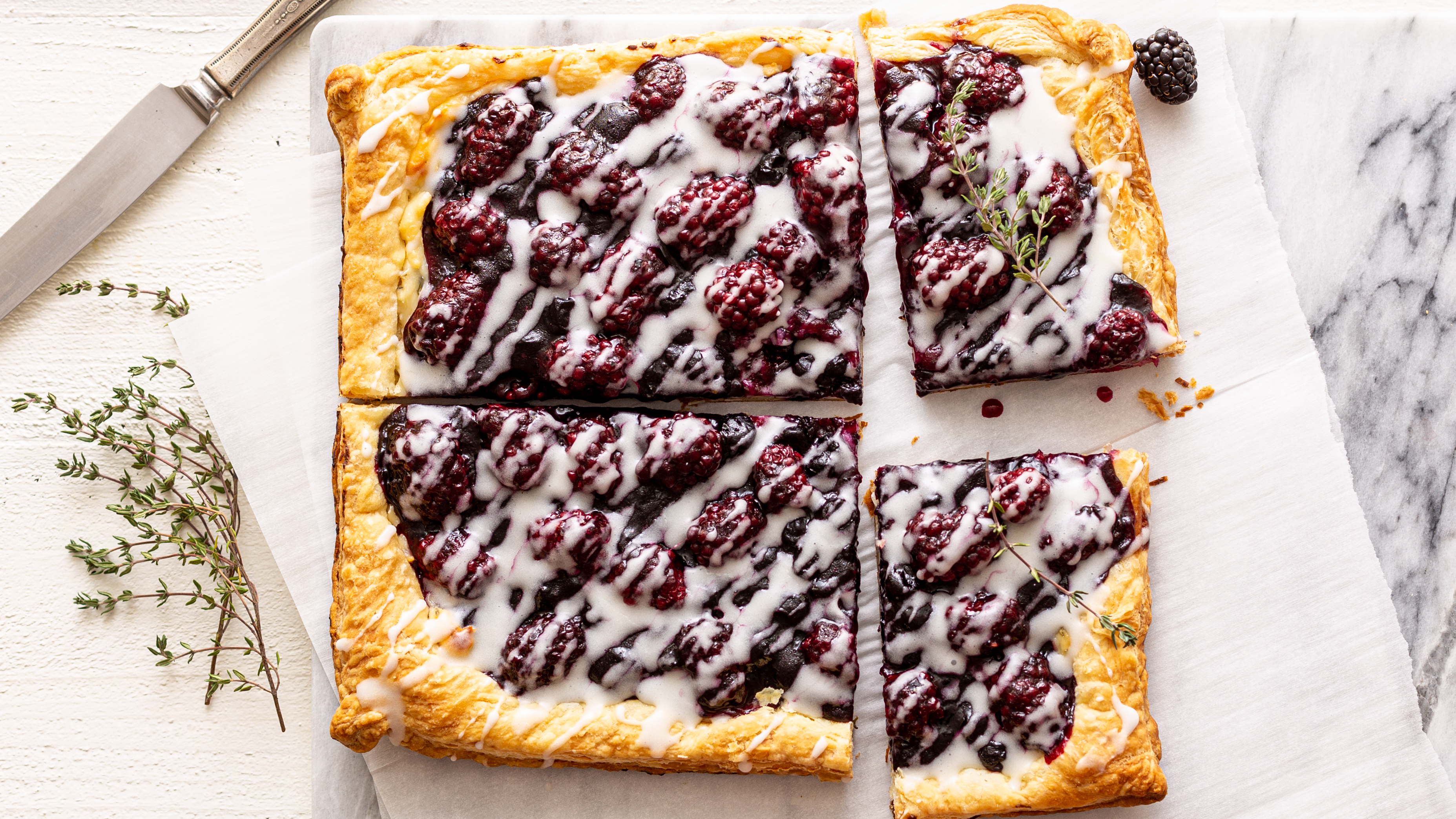 Blackberry Cheese Danish