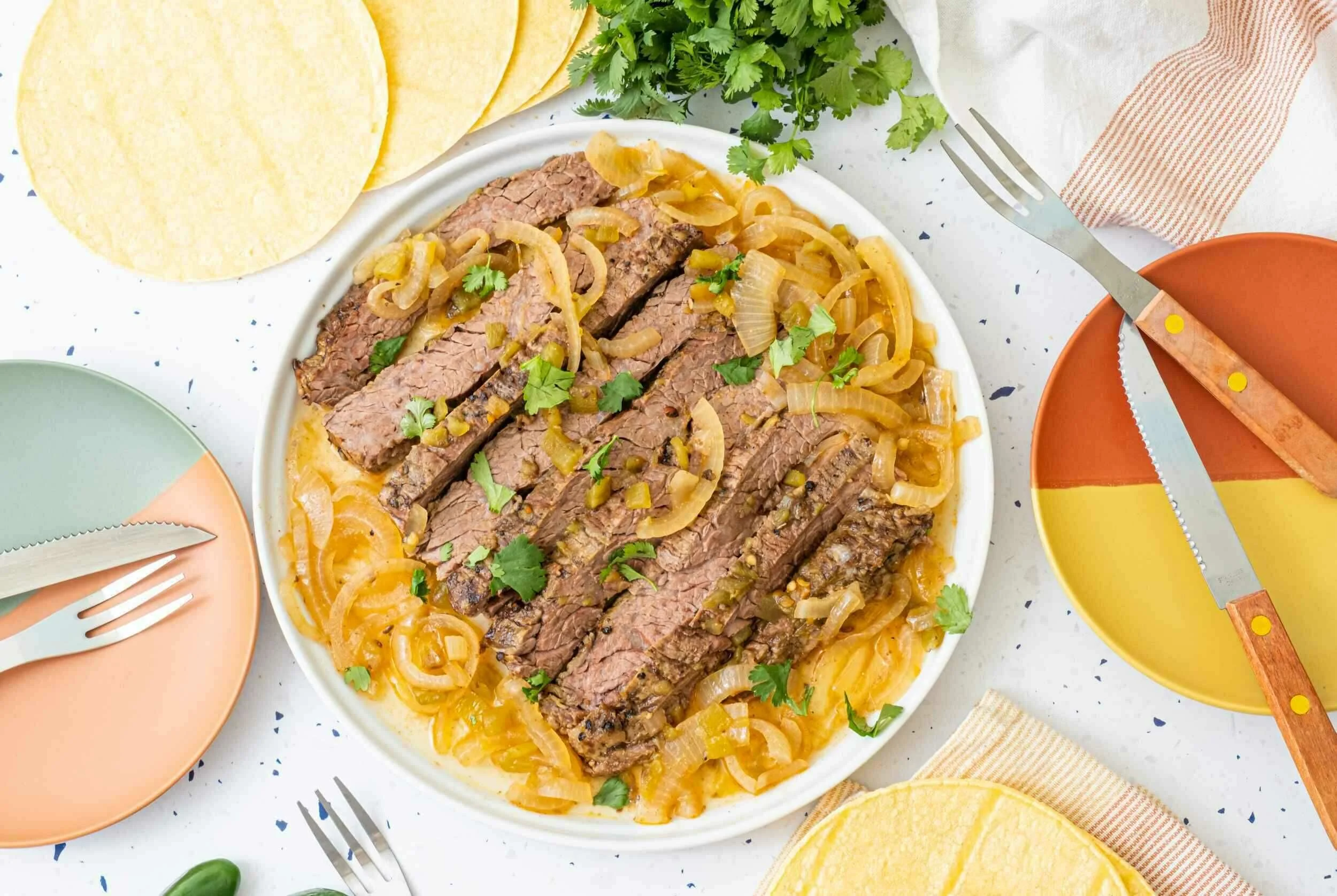 Slow Cooker TexMex Flank Steak