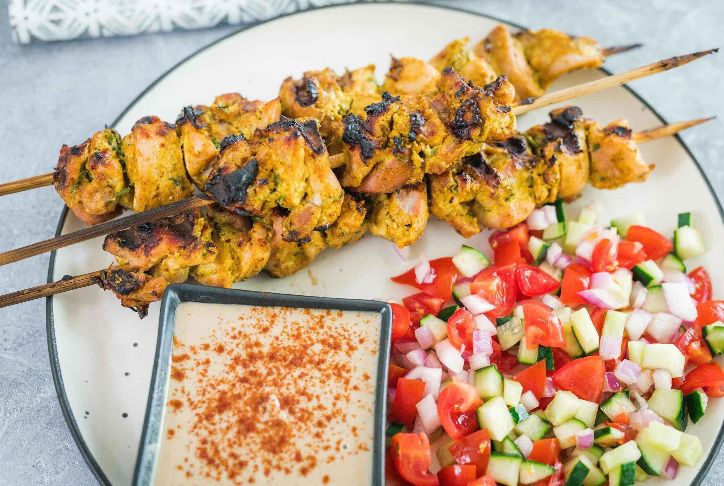 Grilled Chicken Shawarma Kebab