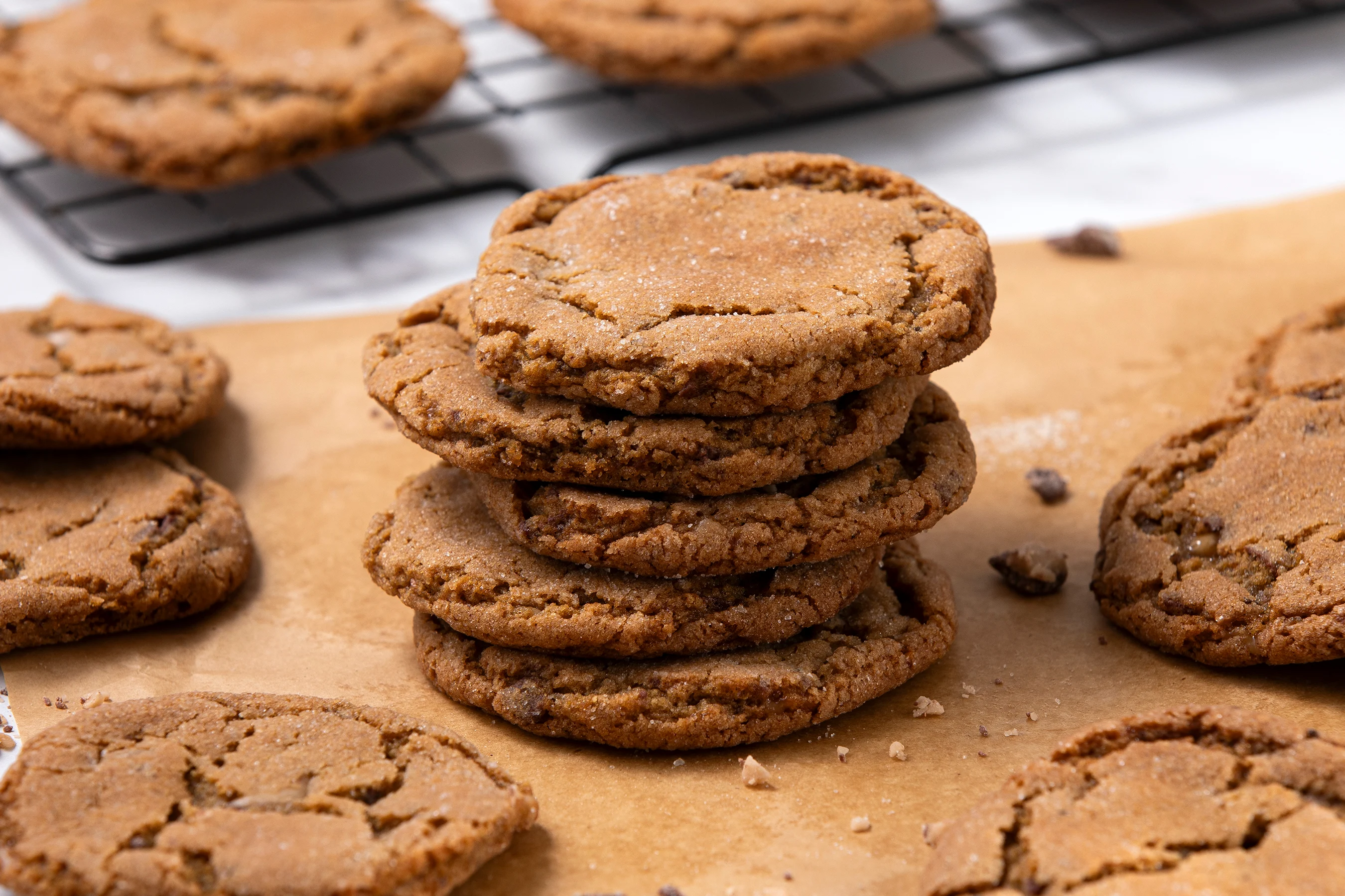 Spiced Toffee Cookies