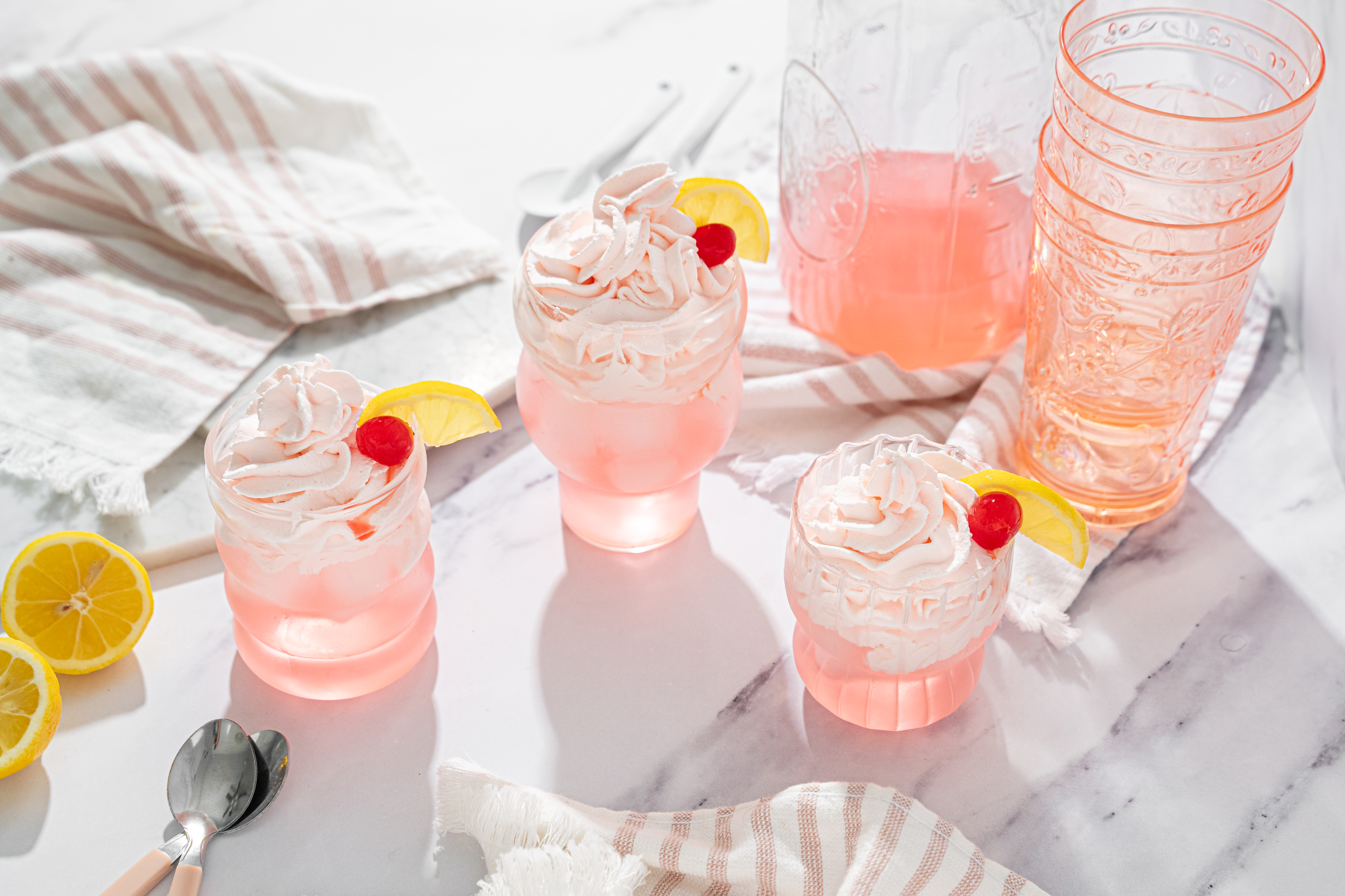 Whipped Pink Lemonade Recipe  Kid Friendly Summer Drink - {Not Quite}  Susie Homemaker