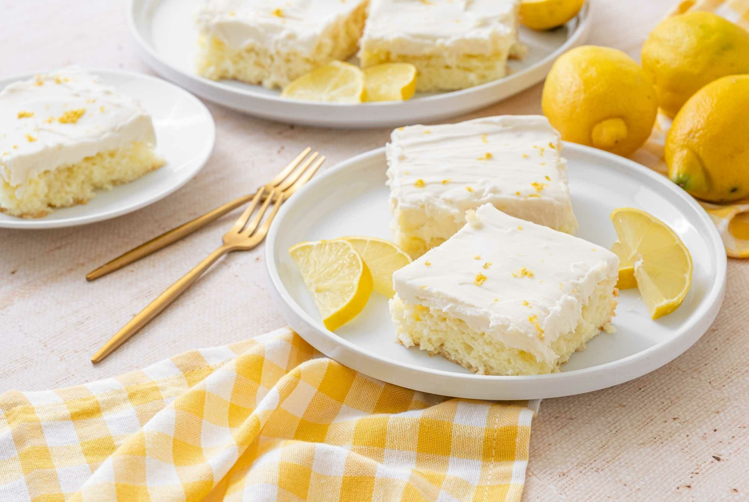 Lemon Angel Cake Bars-image