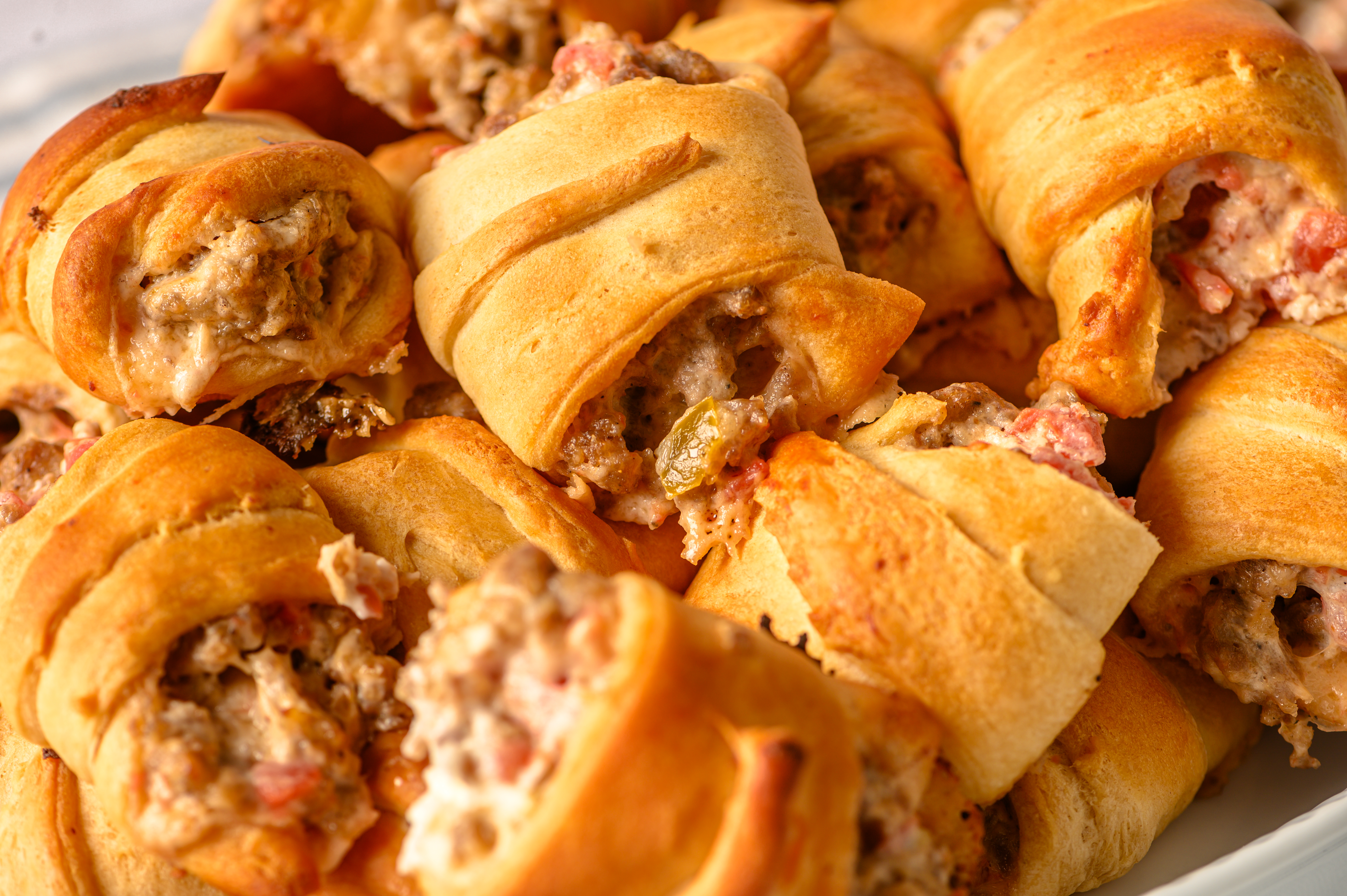 SAUSAGE & CRESCENT ROLL UPS - Inside Nana's Kitchen