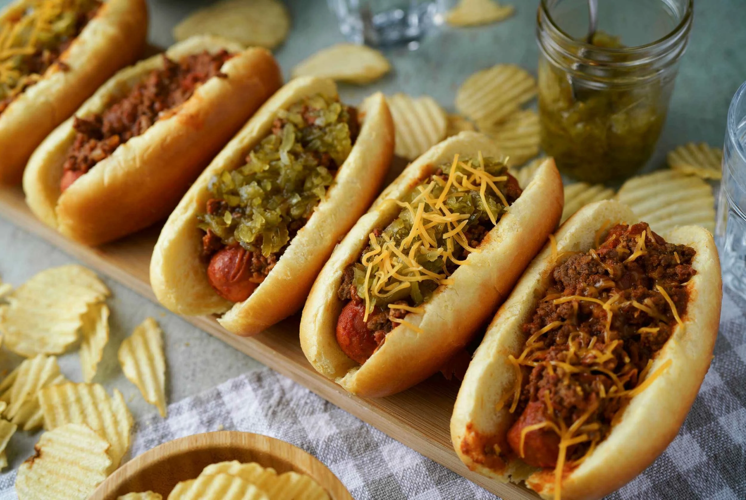 All-American Chili Cheese Dogs