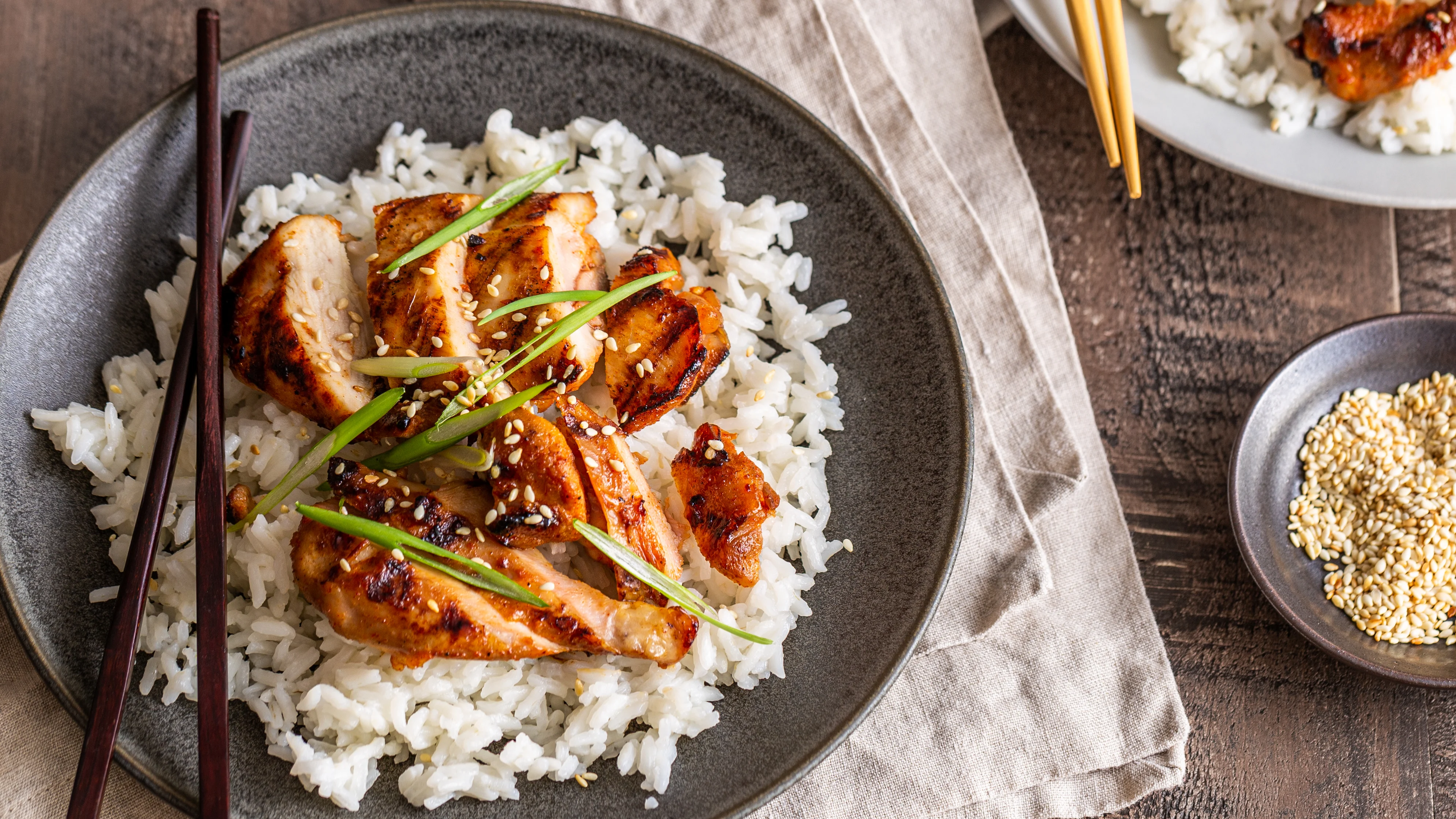 Spicy Korean Chicken and Rice