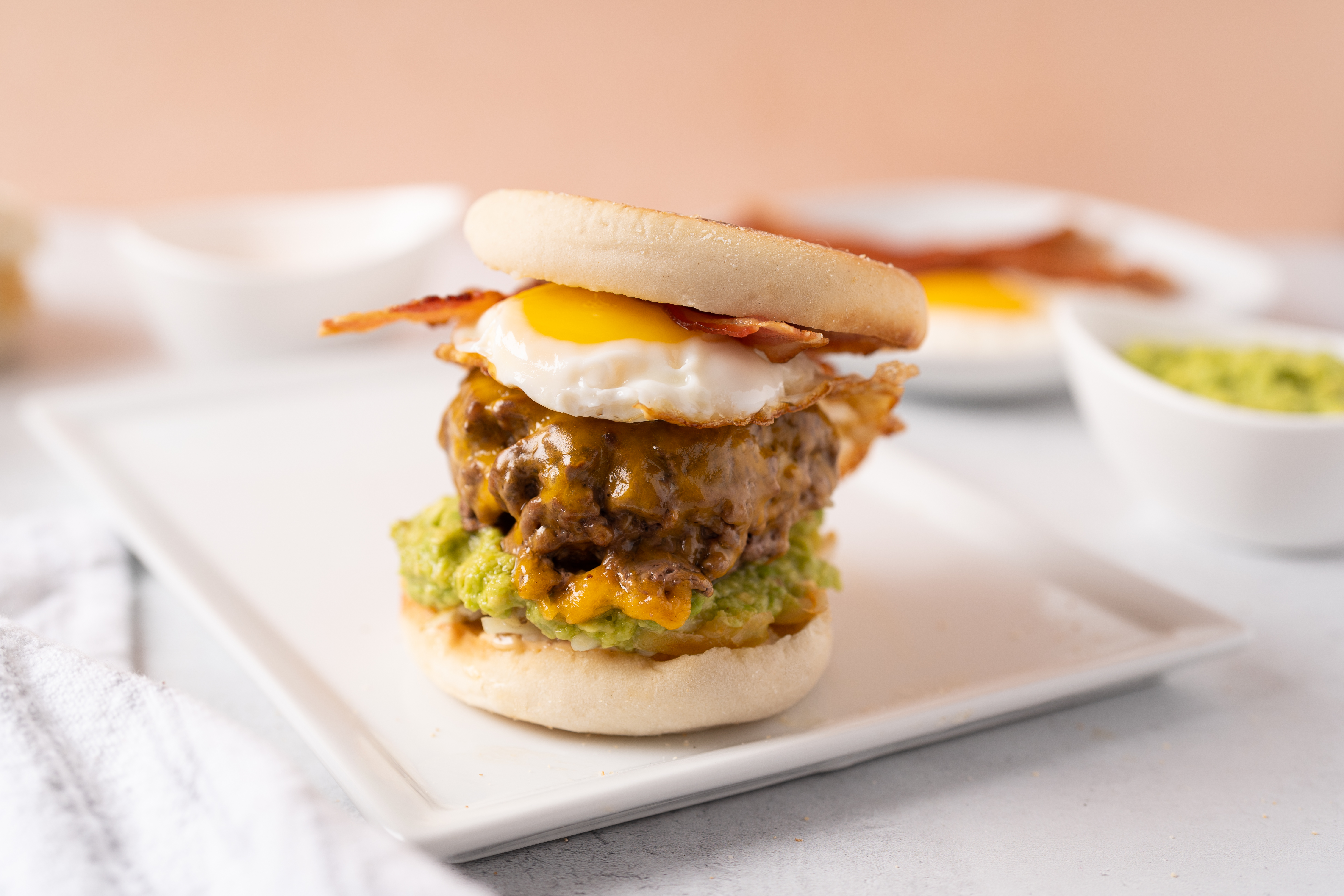 Bacon, Egg, and Avocado Burgers Recipe