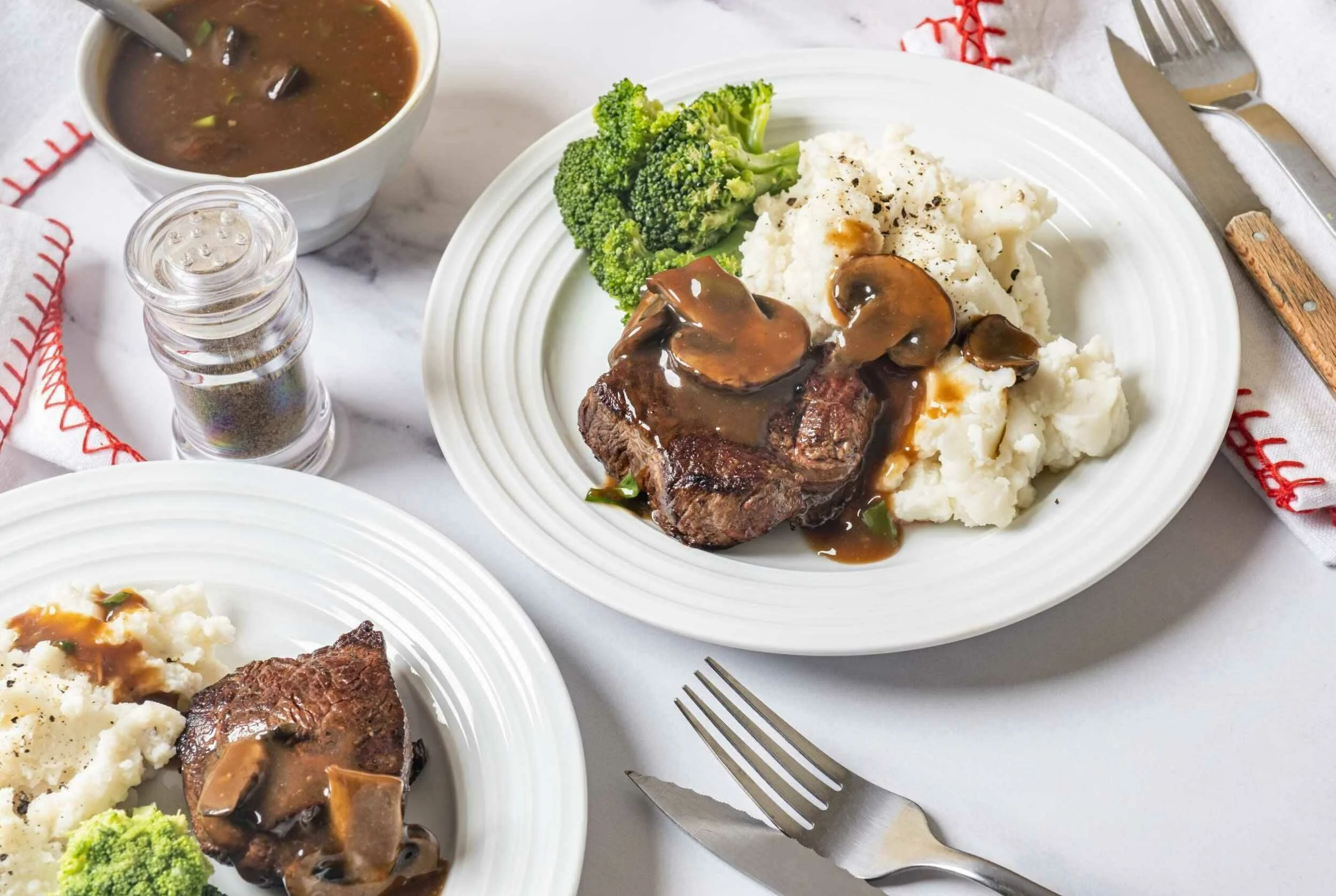 Beef Tenderloin in Mushroom Sauce