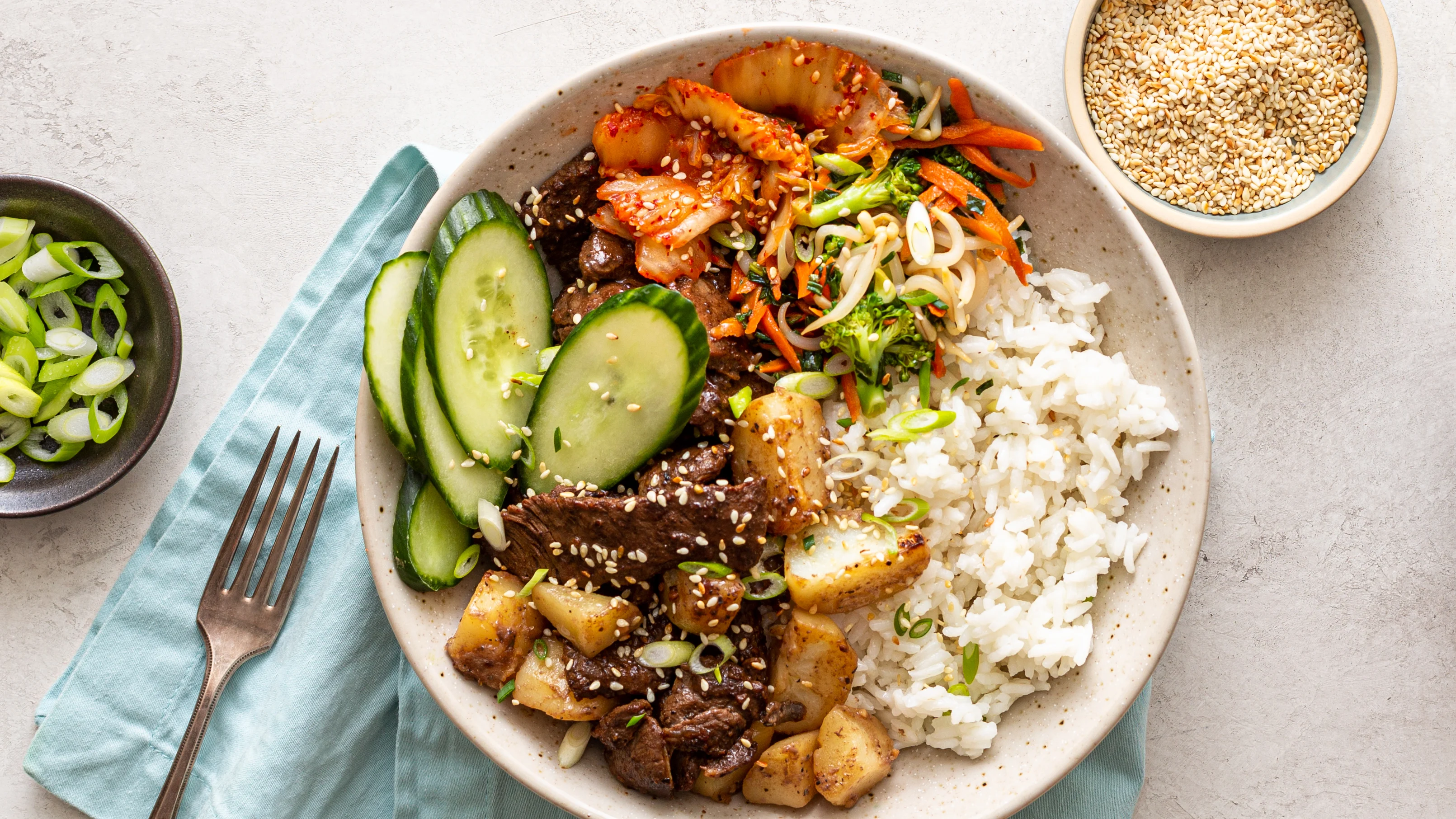 Yum Yum Korean Beef Bowl