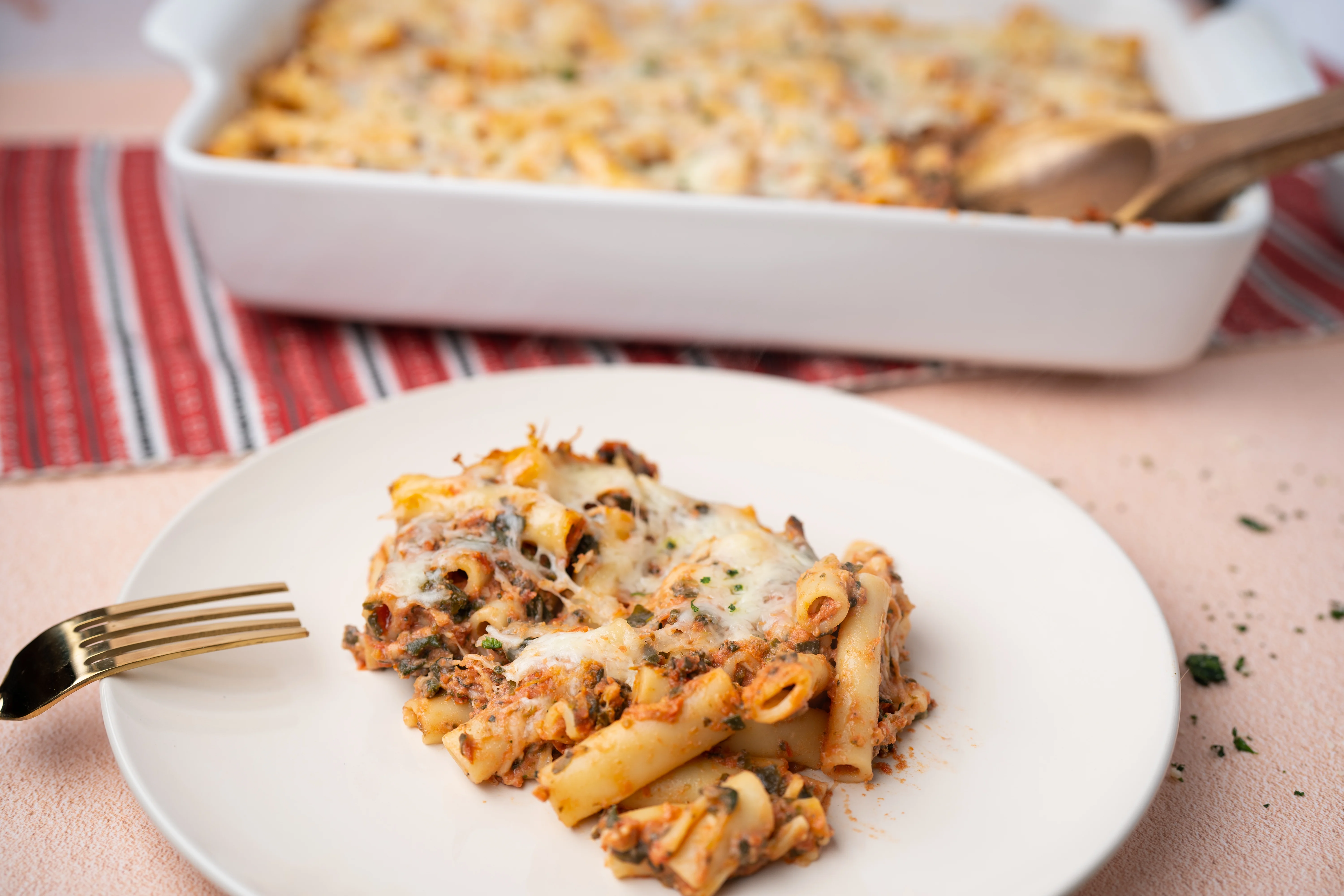 Low-Fat Ziti Bake