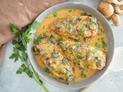 Slow Cooker Chicken Marsala-image