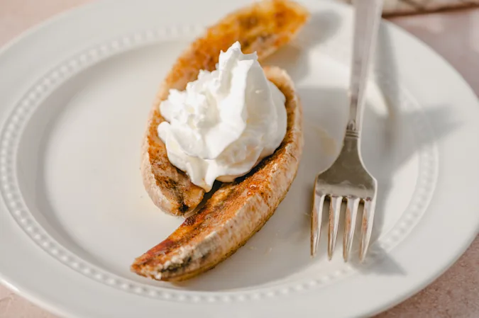 Skinny Baked Bananas