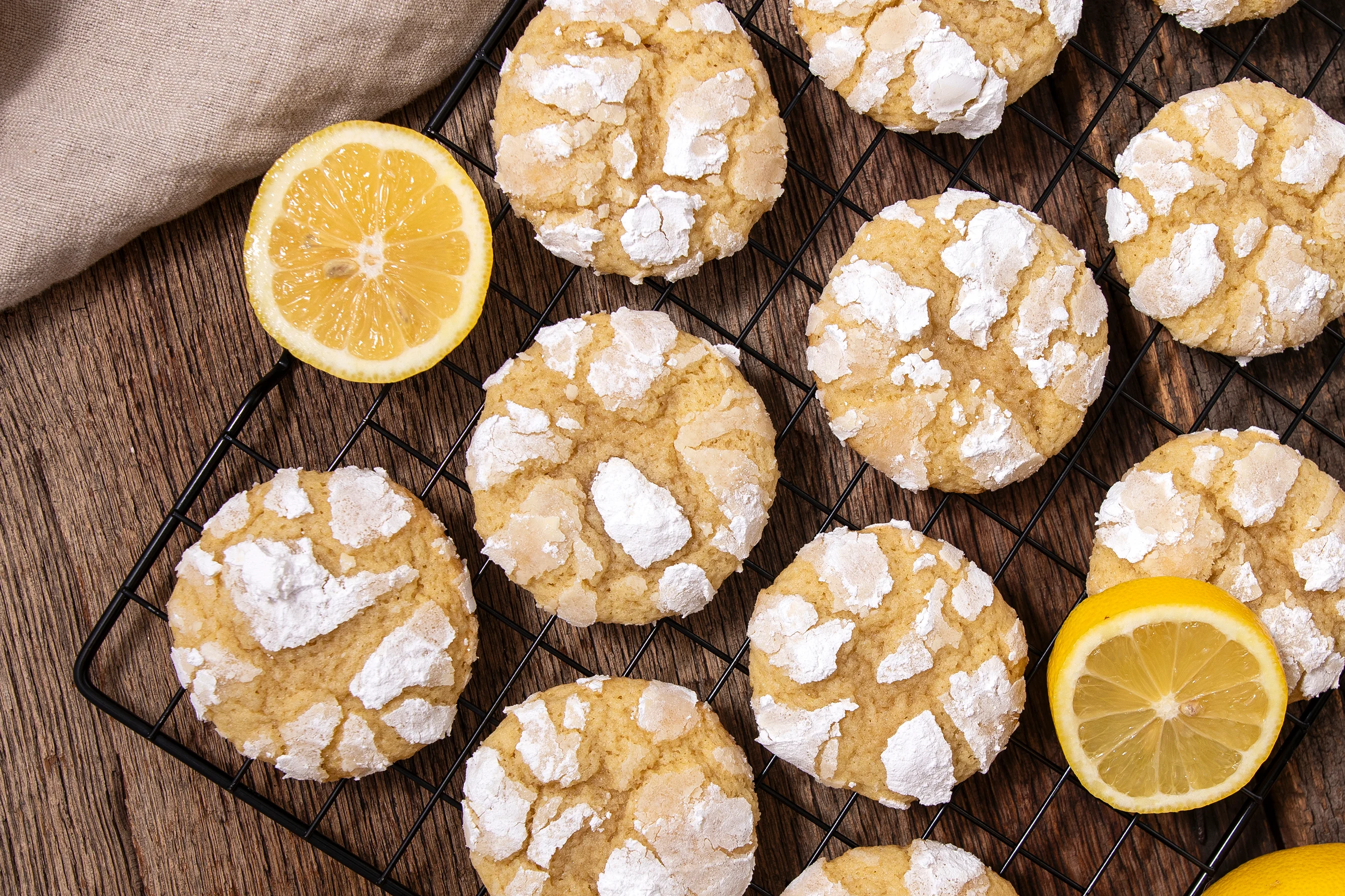 Lemon Crinkle Cookies