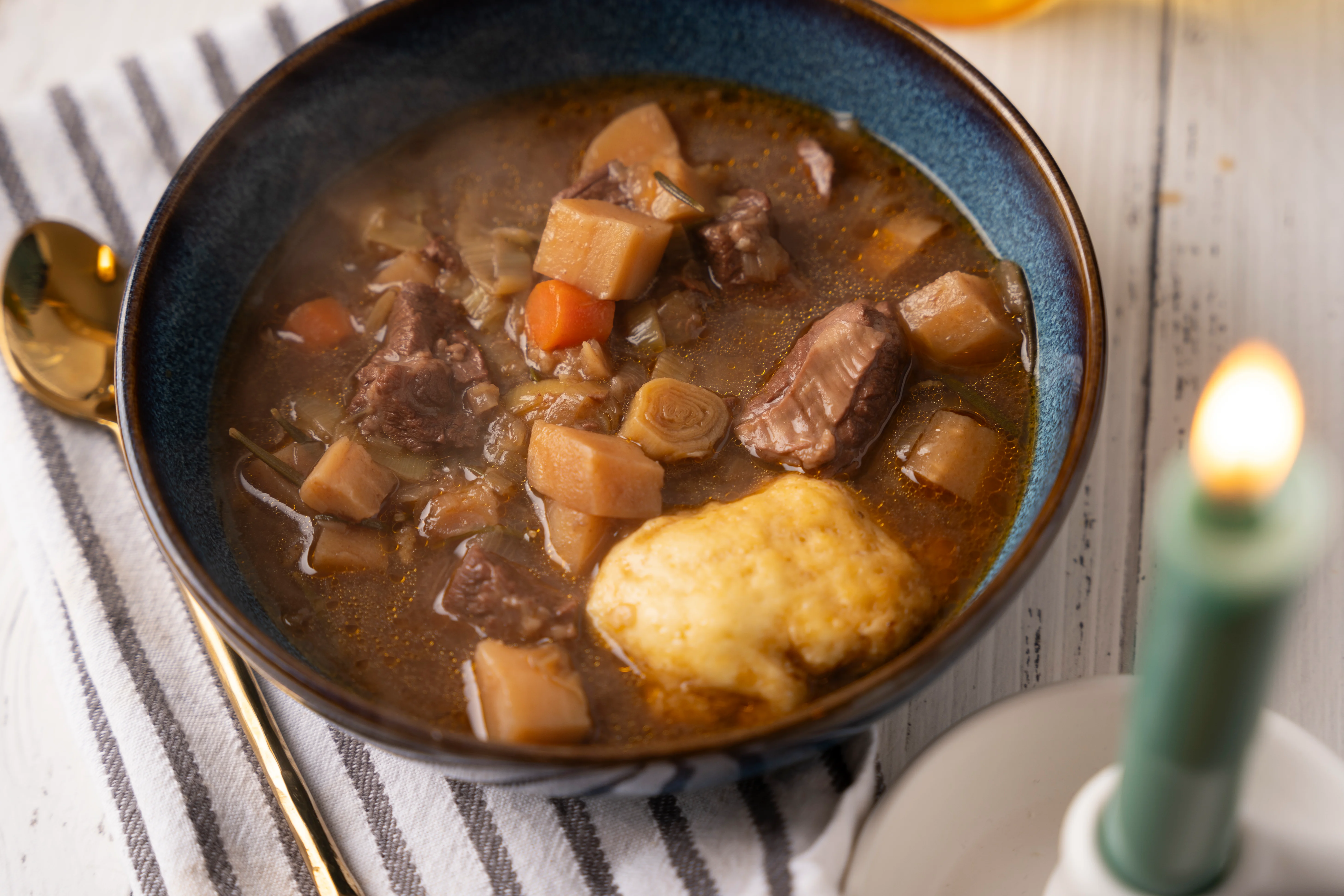 Beef Stew & Dumplings