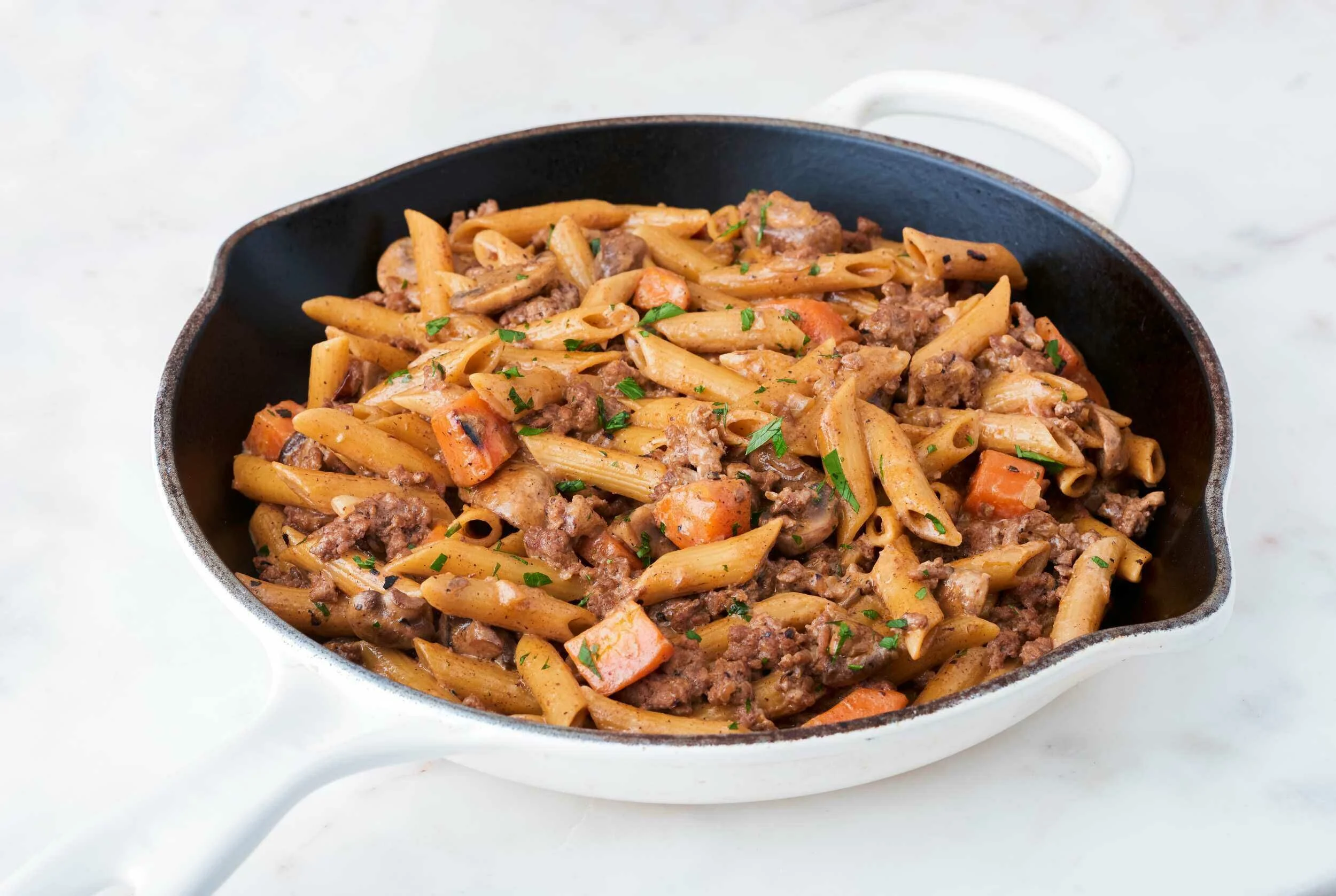 Hamburger Stroganoff Skillet