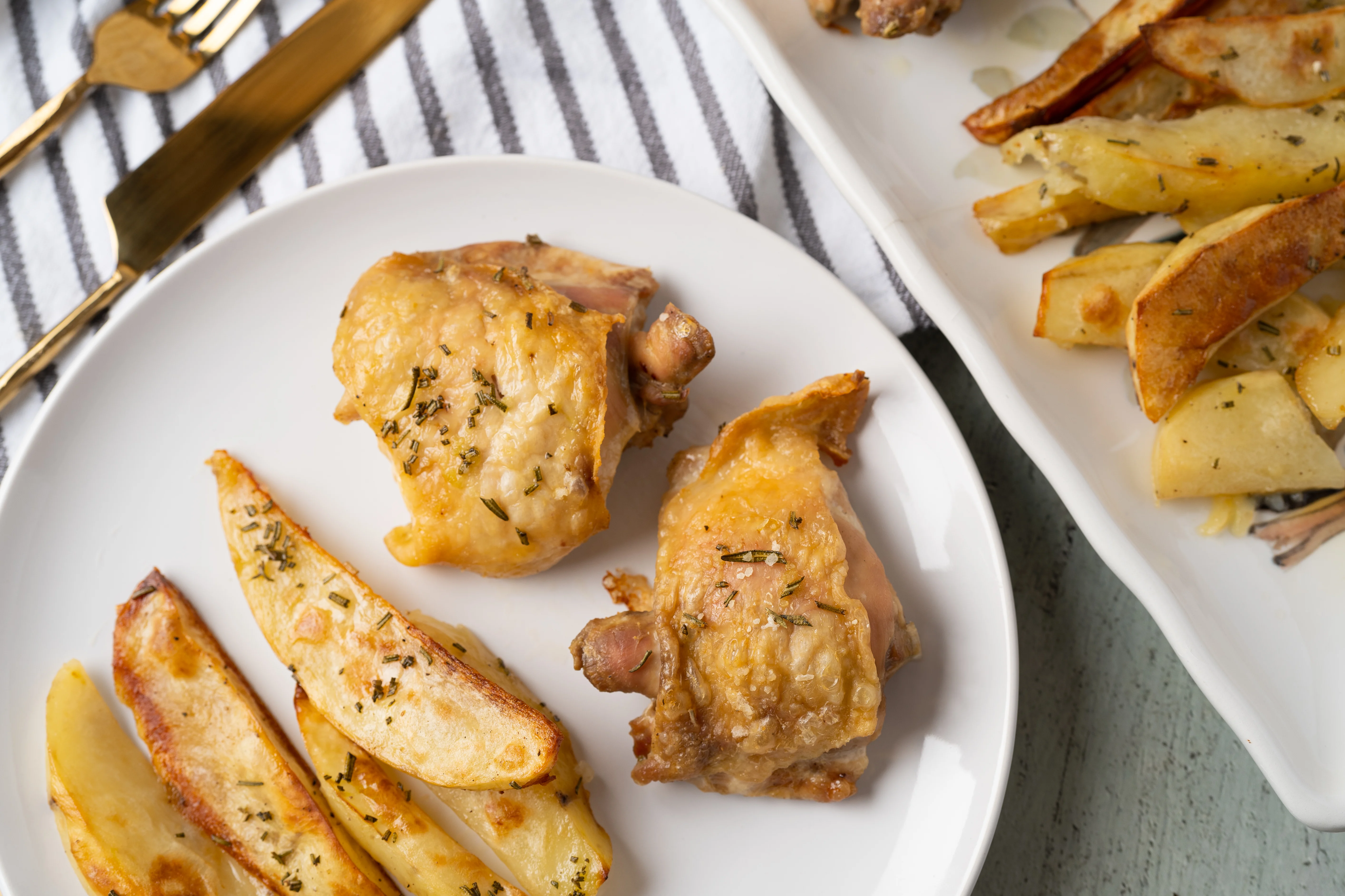 Roasted Chicken And Potatoes