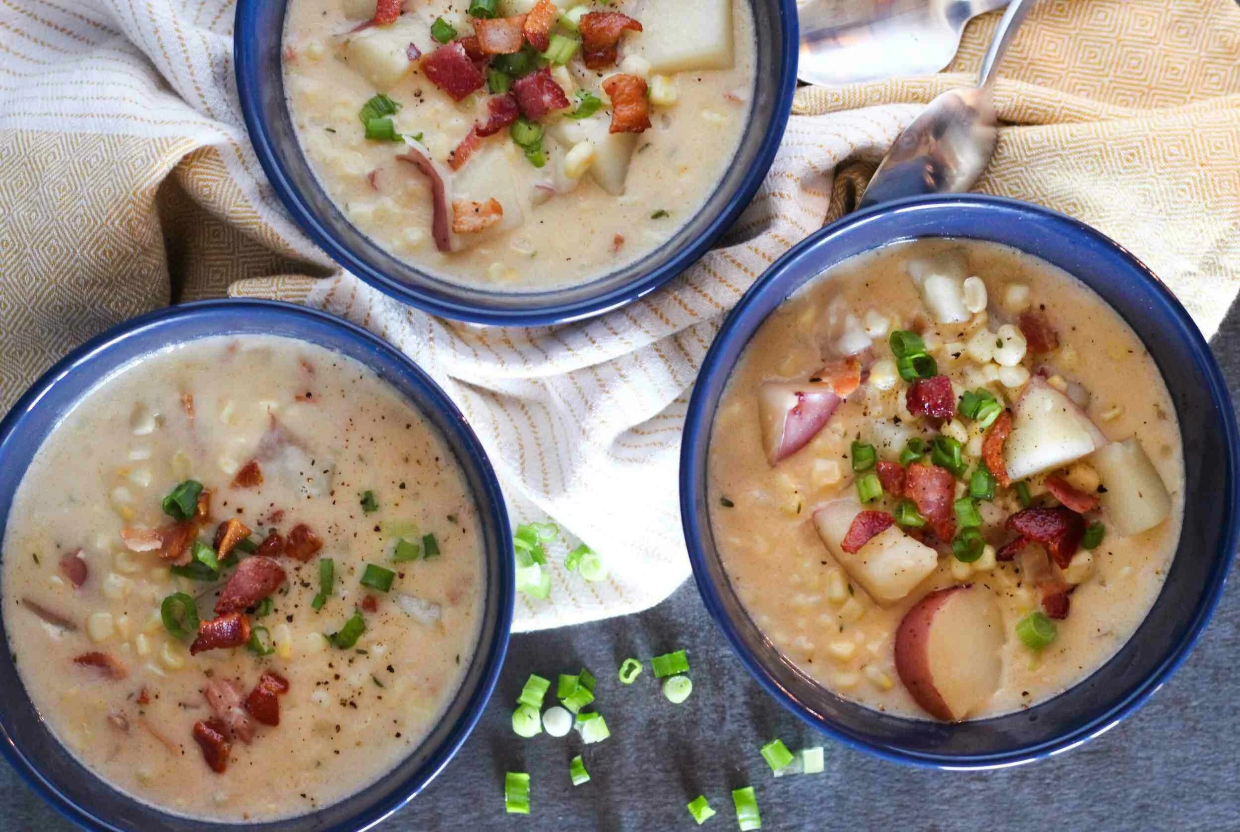 Pressure Cooker Potato Corn Chowder