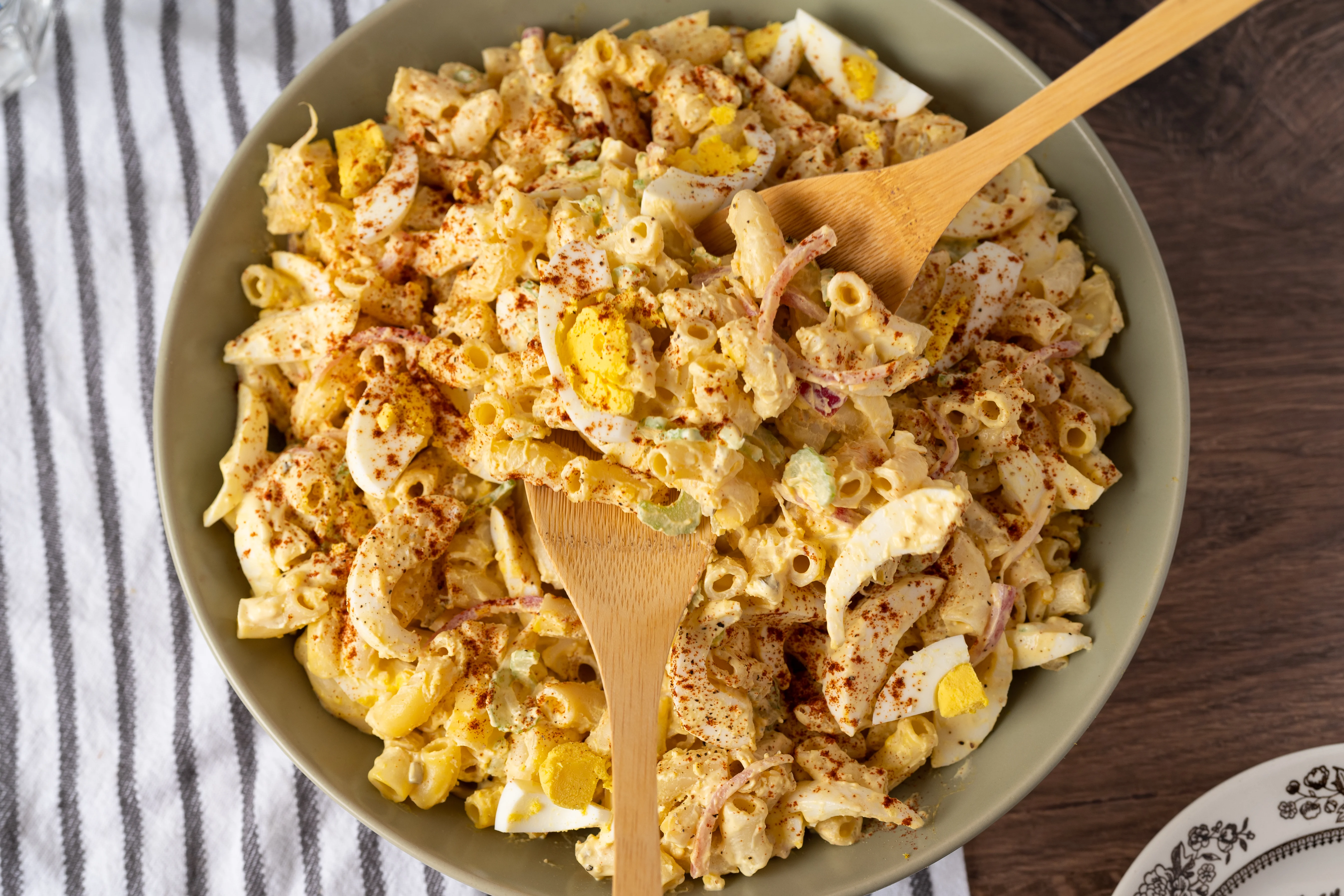 Deviled Egg Macaroni Salad