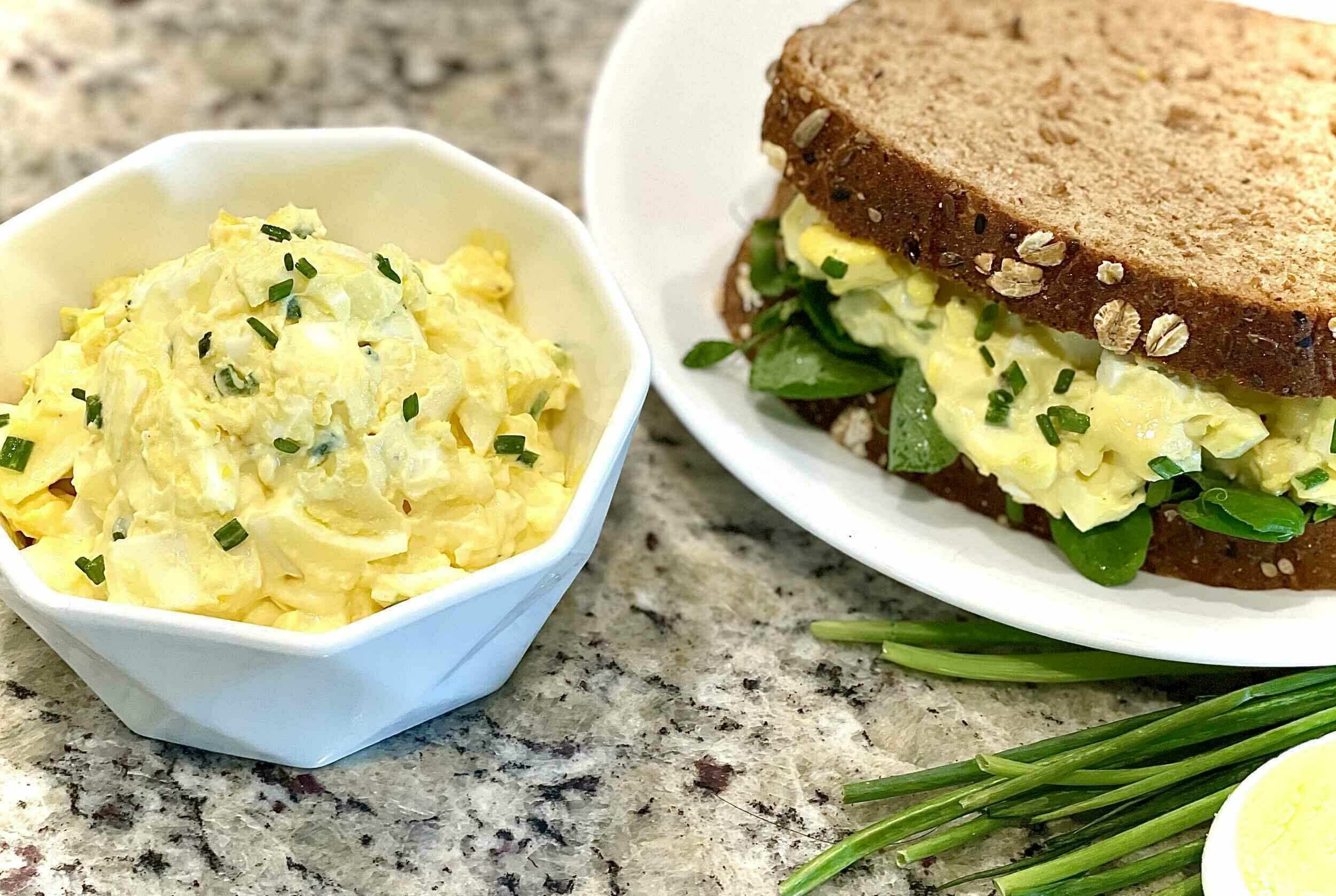 Fancy Egg Salad Sandwich