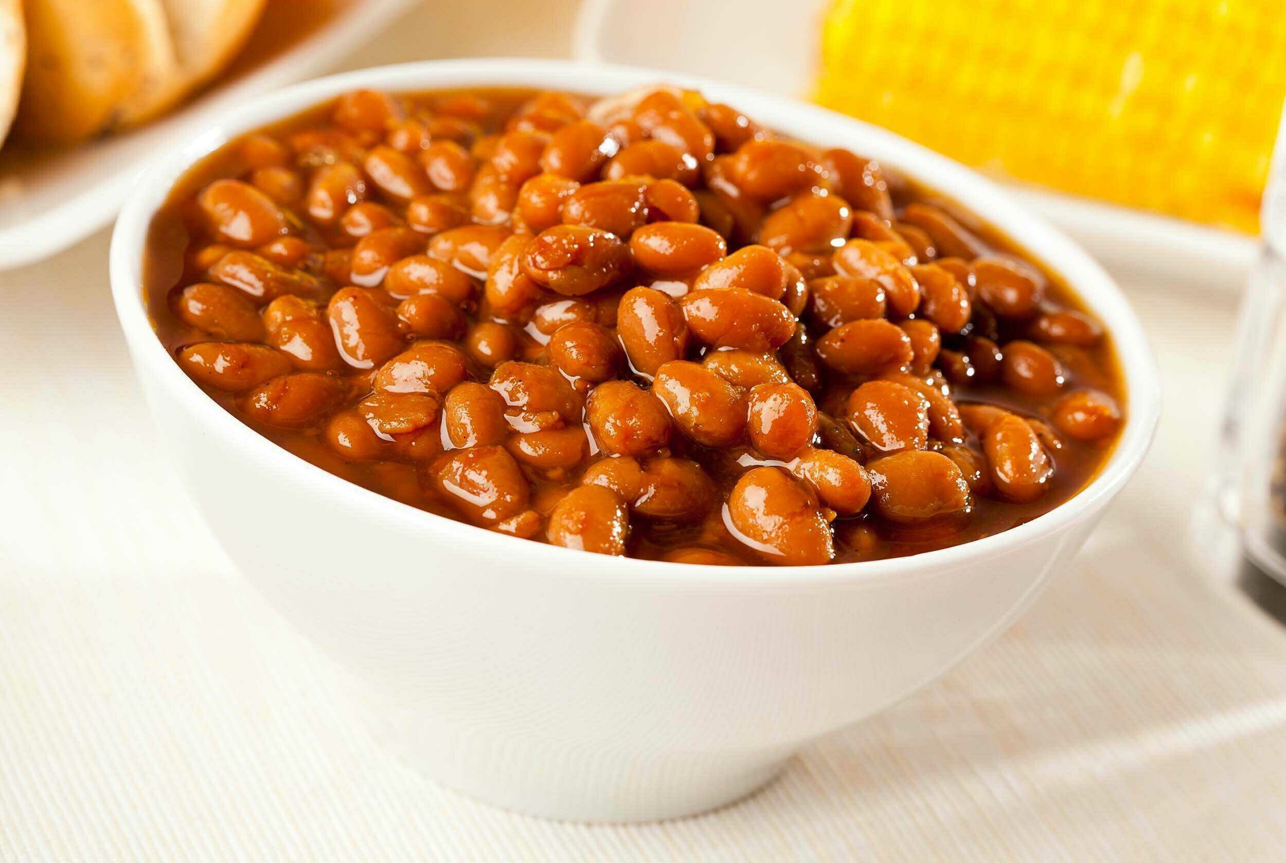 Dressed Up Baked Beans   Dressed Up Baked Beans Image