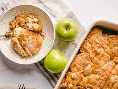 Apple Pecan Cobbler -image
