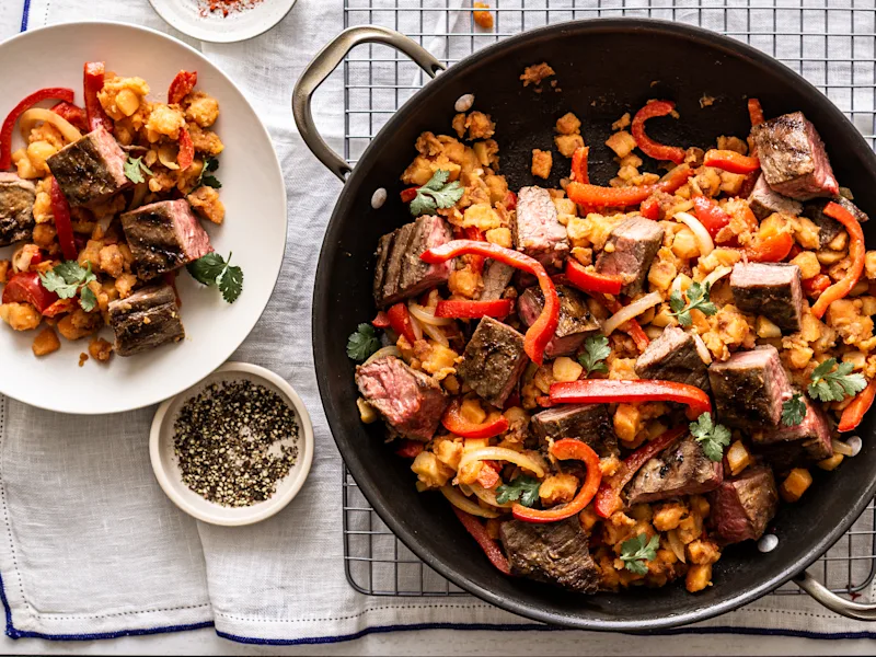 9-Ingredient Steak Potato Hash
