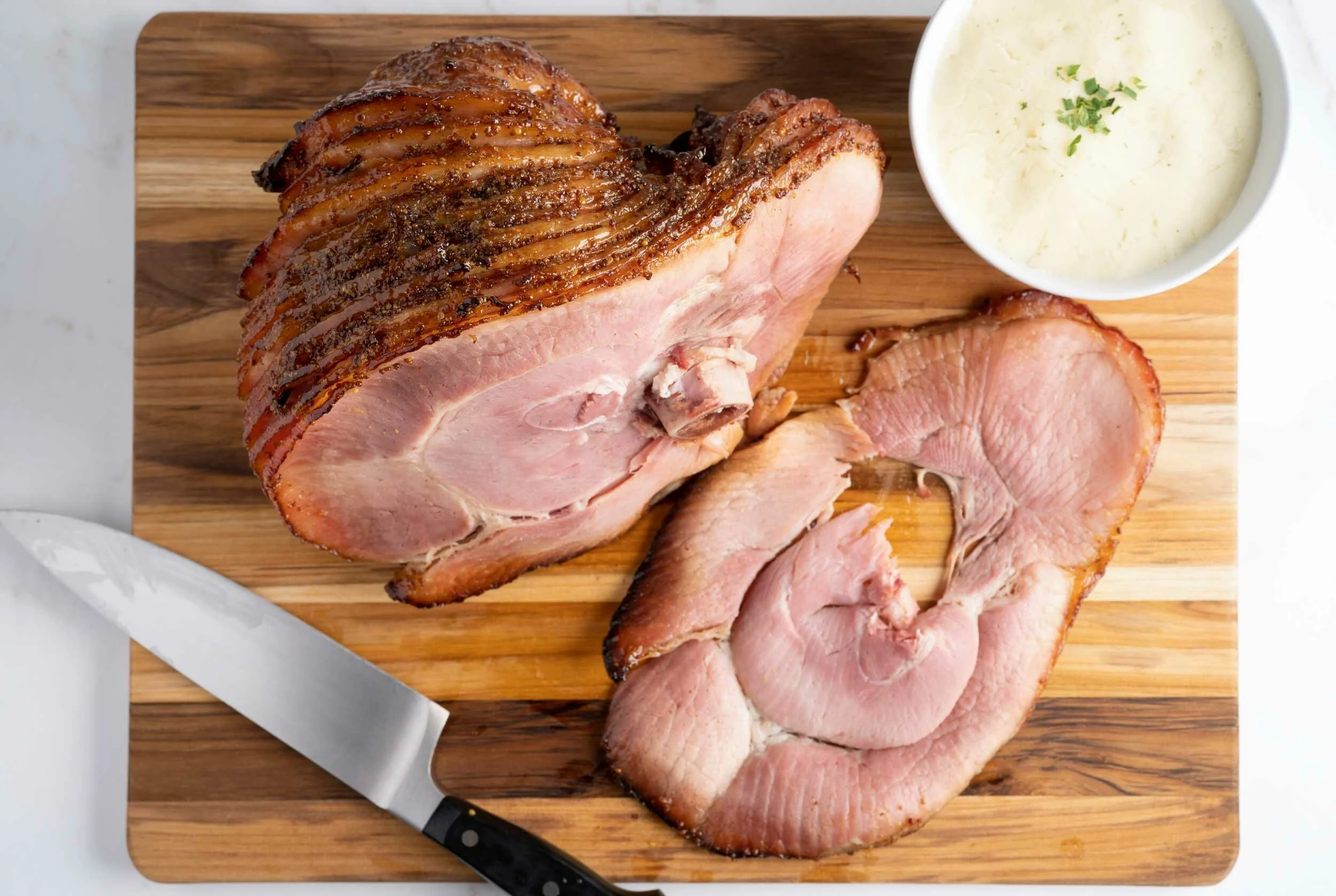 Easy Honey Mustard Glazed Ham 4092