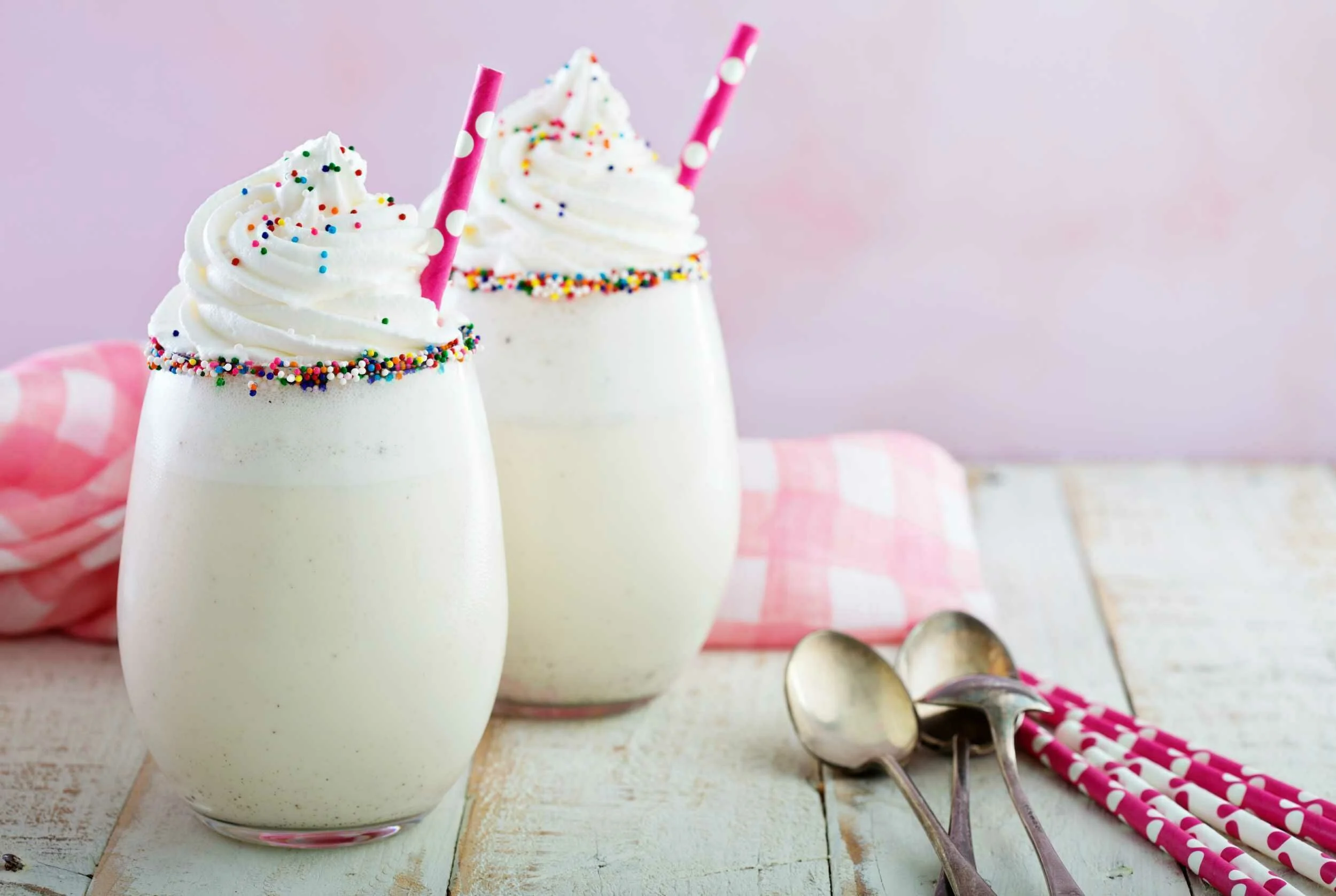 Birthday Cake Milkshakes