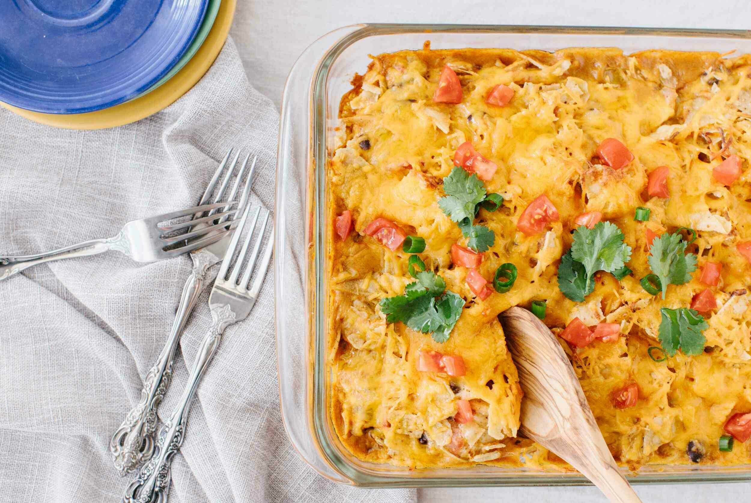 Chicken Taco Casserole