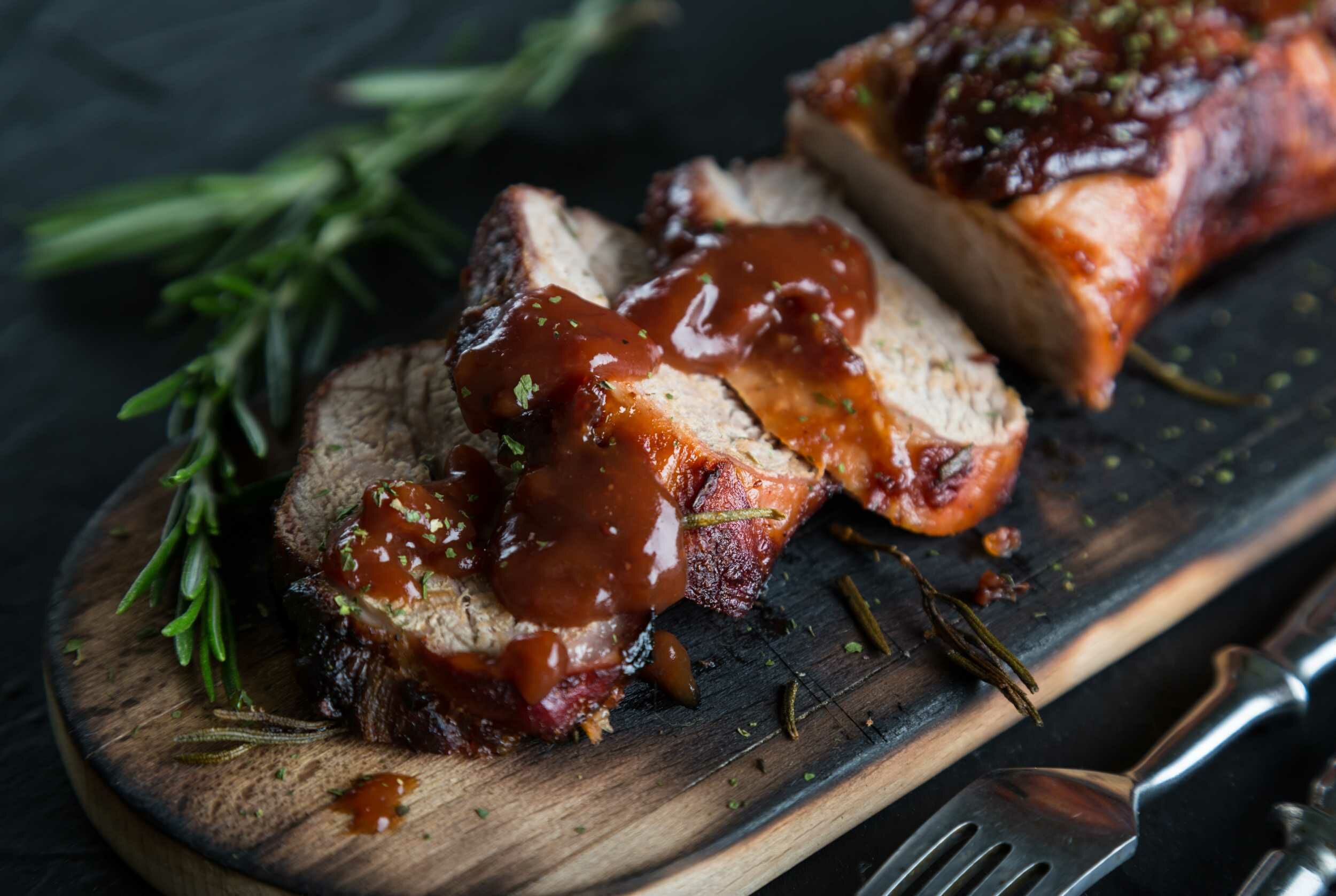Pork Tenderloin with Honey Garlic Sauce